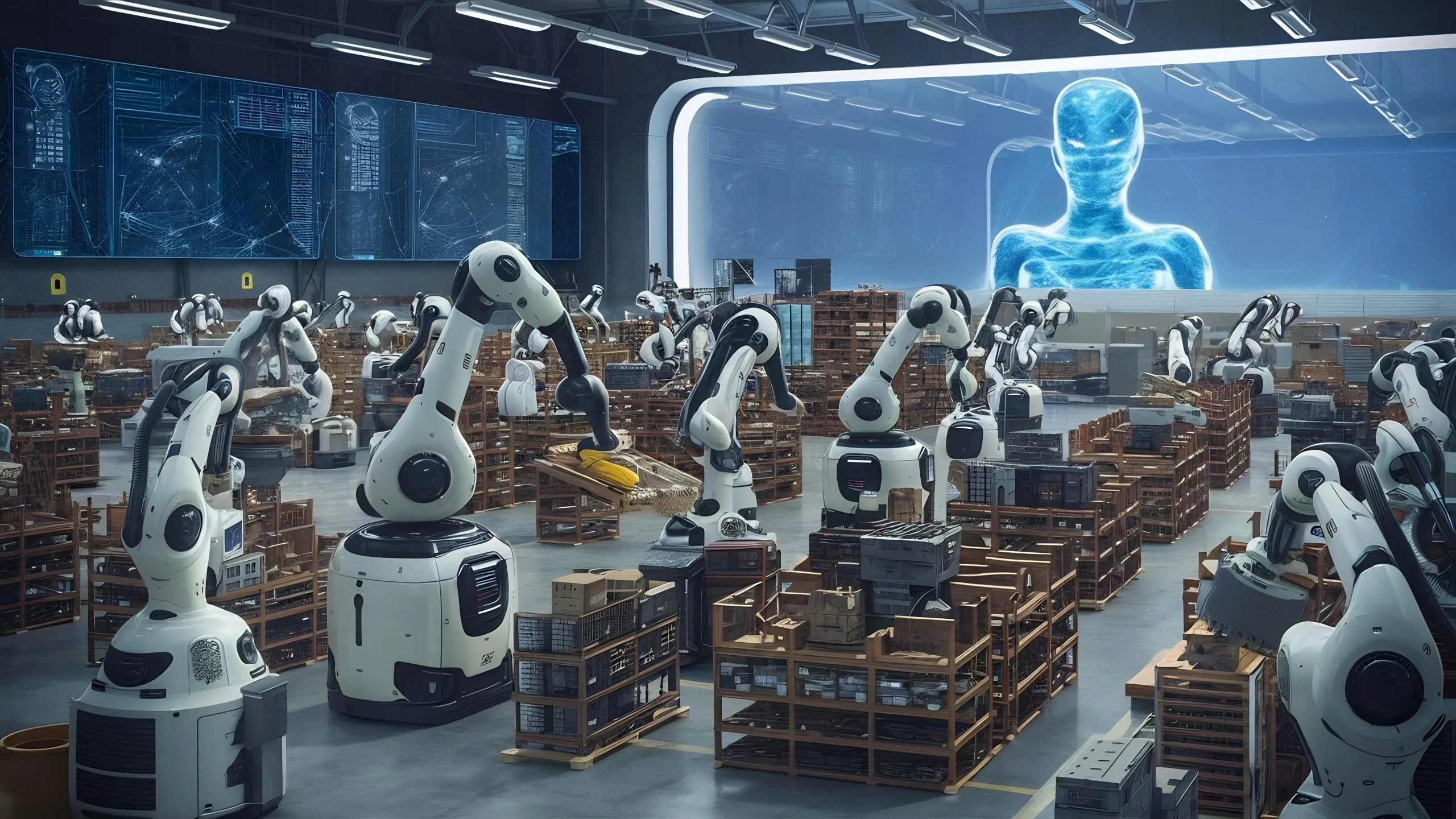Malaysia Robotics Market Outlook to 2035 interior-modern-warehouse-storage-generative-ai-scaled