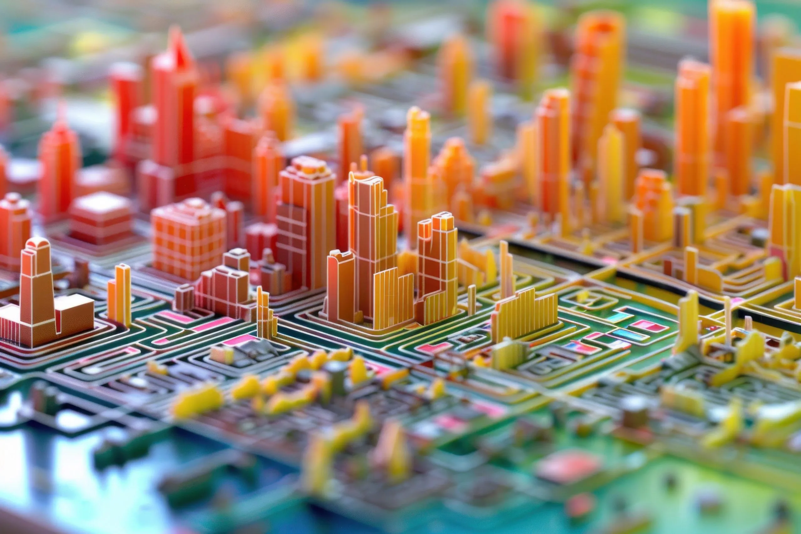 Turkey Semiconductor Infrastructure Market Outlook to 2035 modern-city-growing-from-motherboard-abstract-illustration-scaled
