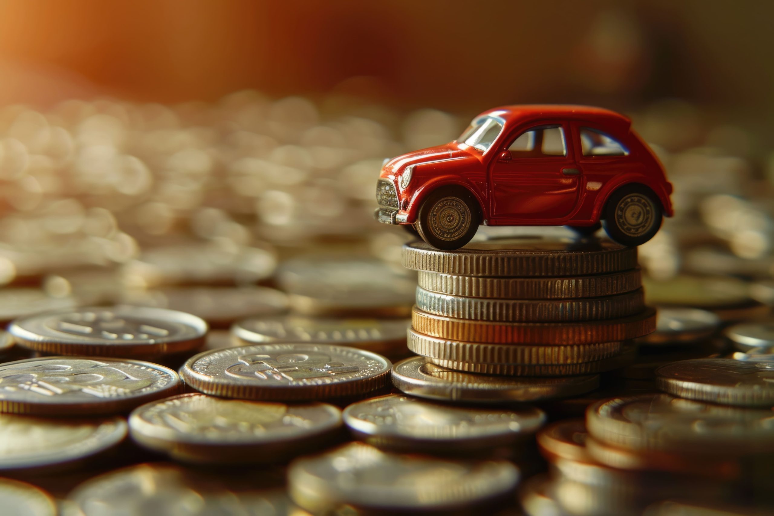 red-miniature-car-coin-stack-1-scaled