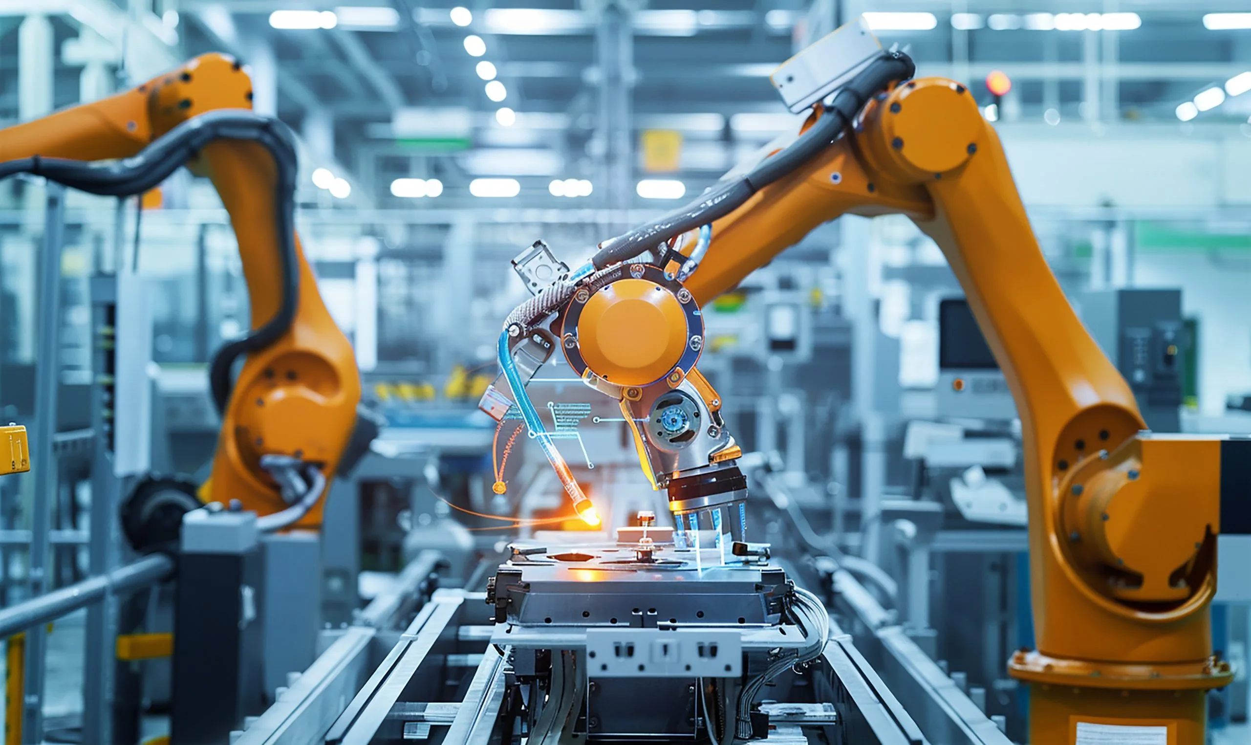 Spain EV Battery Market Outlook 2035 robot-that-is-made-by-robots-factory-scaled
