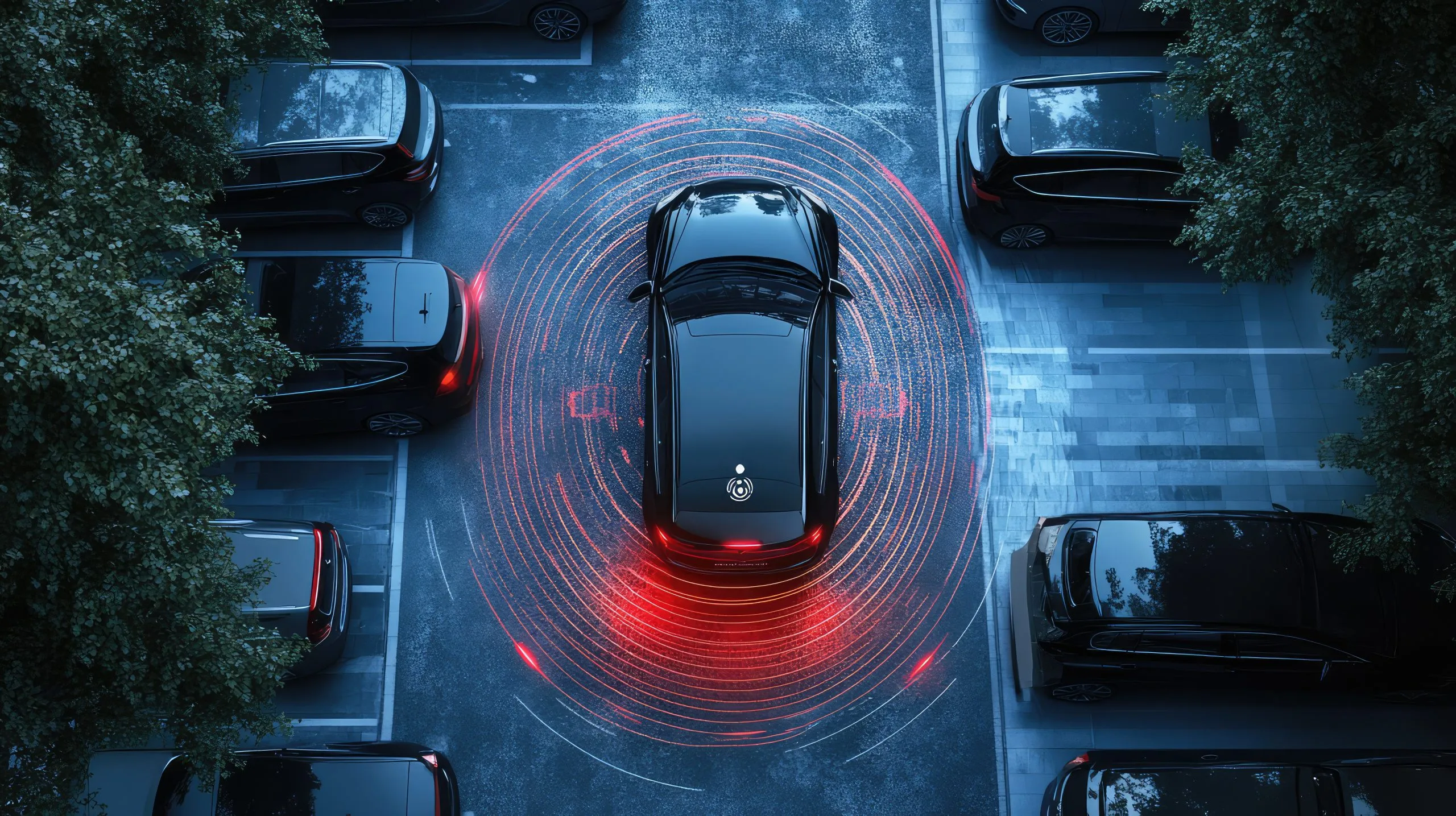 Philippines Ultrasonic Sensors Market Outlook to 2035 smart-car-parking-assist-system-ai-generated-illustration-scaled