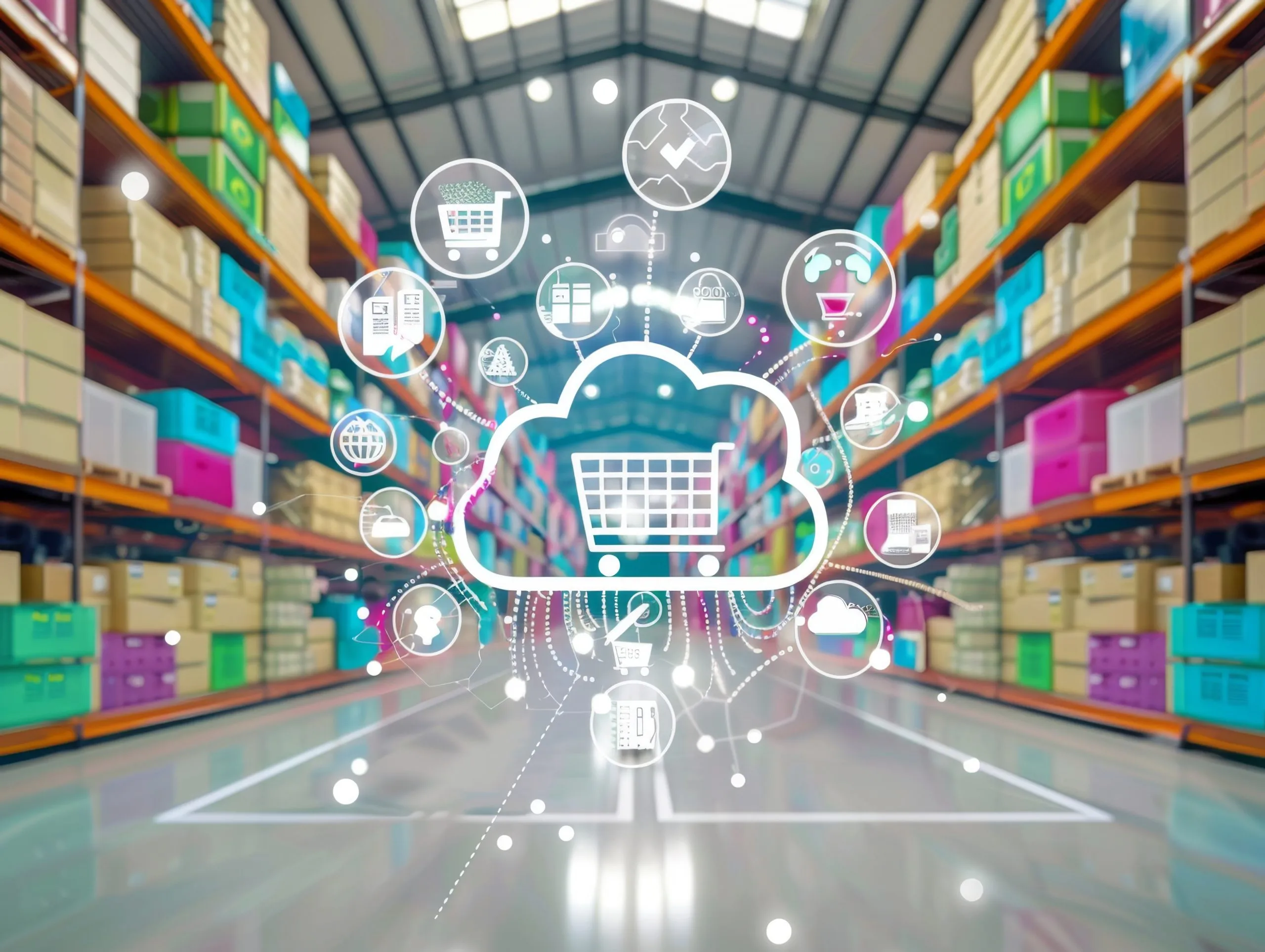Japan 3PL Market Outlook to 2035 store-with-cloud-top-it-shopping-cart-middle-scaled
