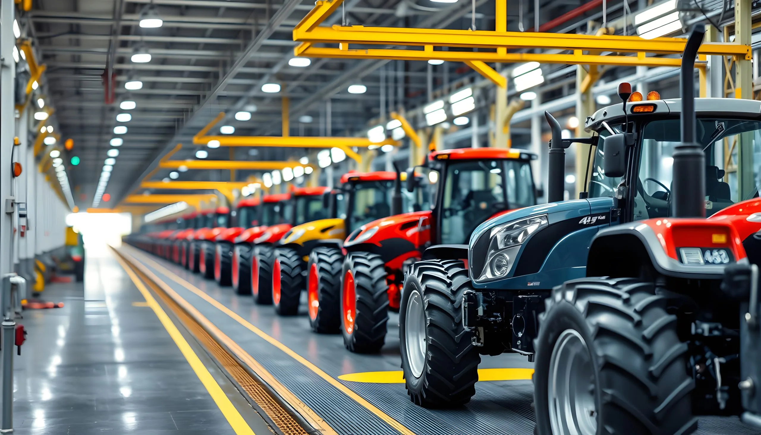 India Agricultural Tractor Market Outlook to 2035 tractor-industry-manufacture-new-tractors-factory-line-production-agricultural-machinery-scaled