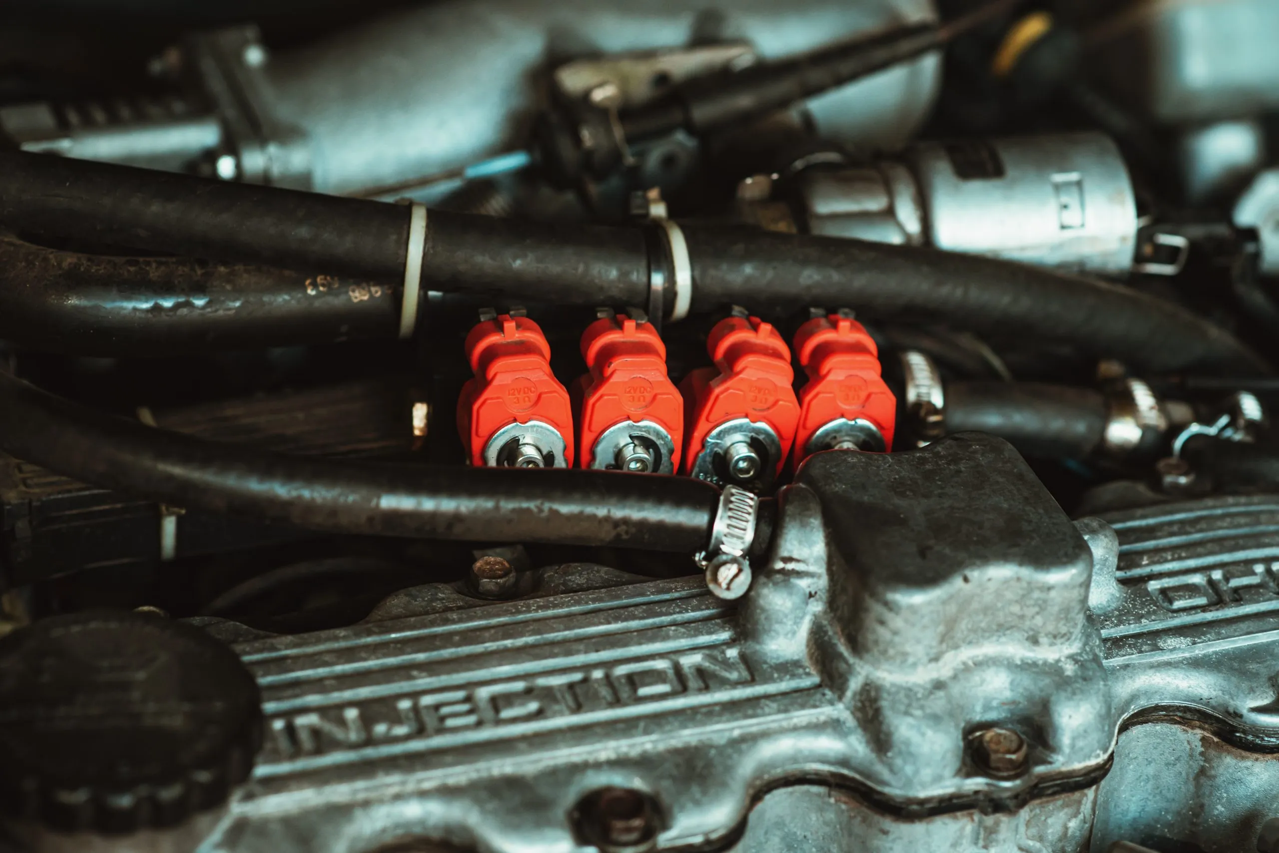 Philippines Fuel Injectors Market Outlook 2035 view-car-hood-closeup-view-car-injector-engine-pistons-car-repair-scaled