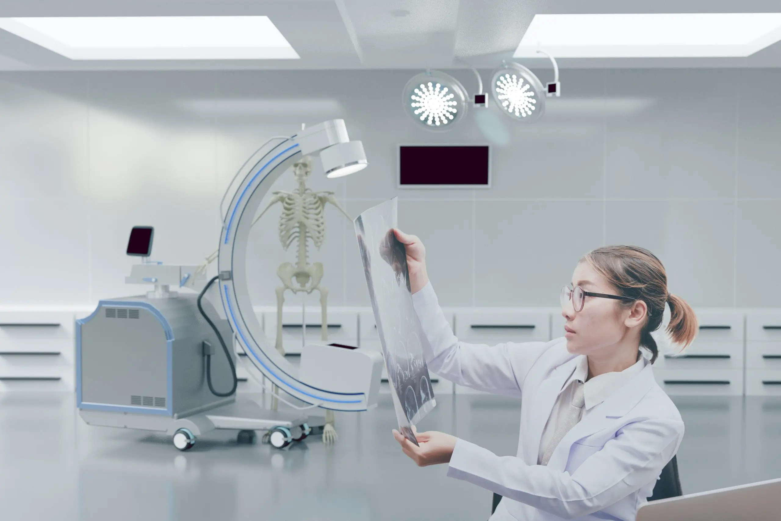 Philippines Bone SPECT Equipment Market Outlook 2035 young-doctor-holding-x-ray-ct-can-chart-finding-injury-points-3d-illustrations-rendering-scaled