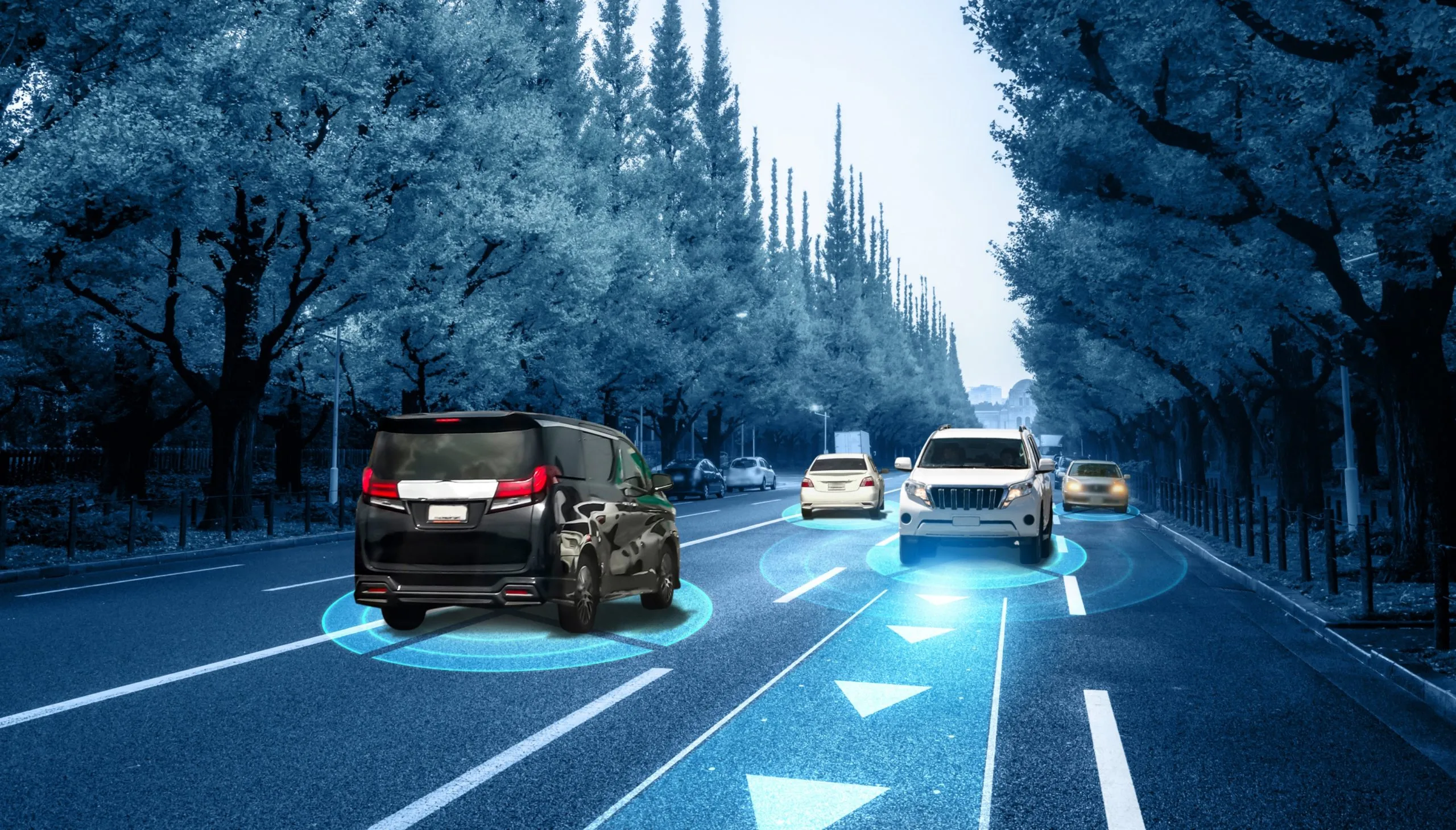 Philippines Collision Avoidance Systems Market Outlook 2035 autonomous-car-sensor-system-concept-safety-driverless-mode-car-control-1-scaled