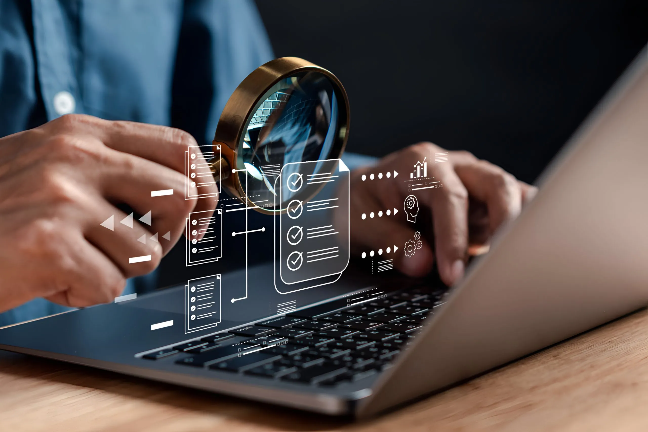 USA ANA Testing Market Outlook to 2035 businessman-inspecting-paperwork-document-business-data-analysis-working-management-report-with-kpi-metrics-connected-database-corporate-strategy-finance-operations-sales-marketing-scaled