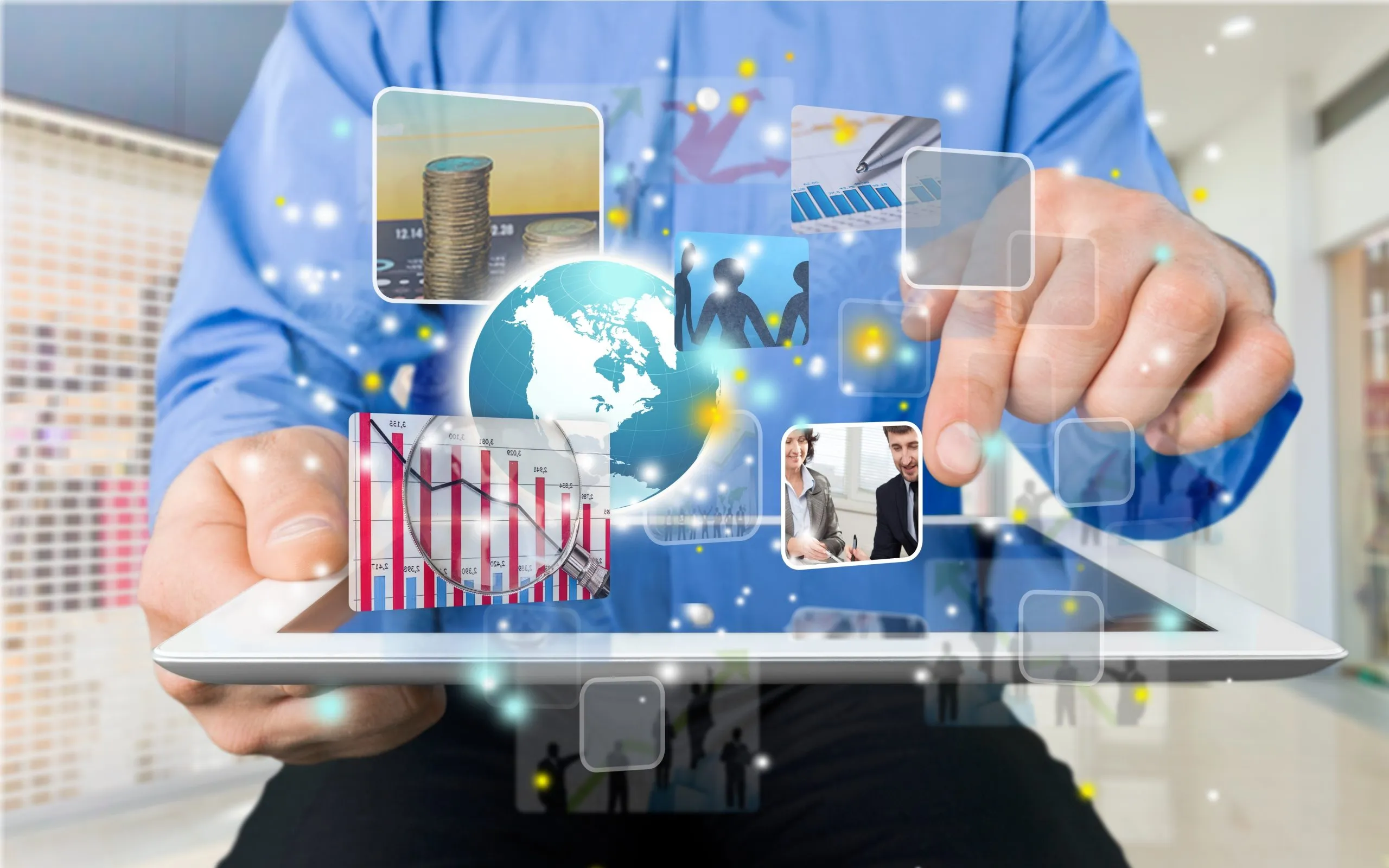 Saudi Arabia Smart Government Platforms Competitive Benchmarking and Market Opportunity Analysis Outlook 2035 businessman-tablet-pc-photos-background-scaled