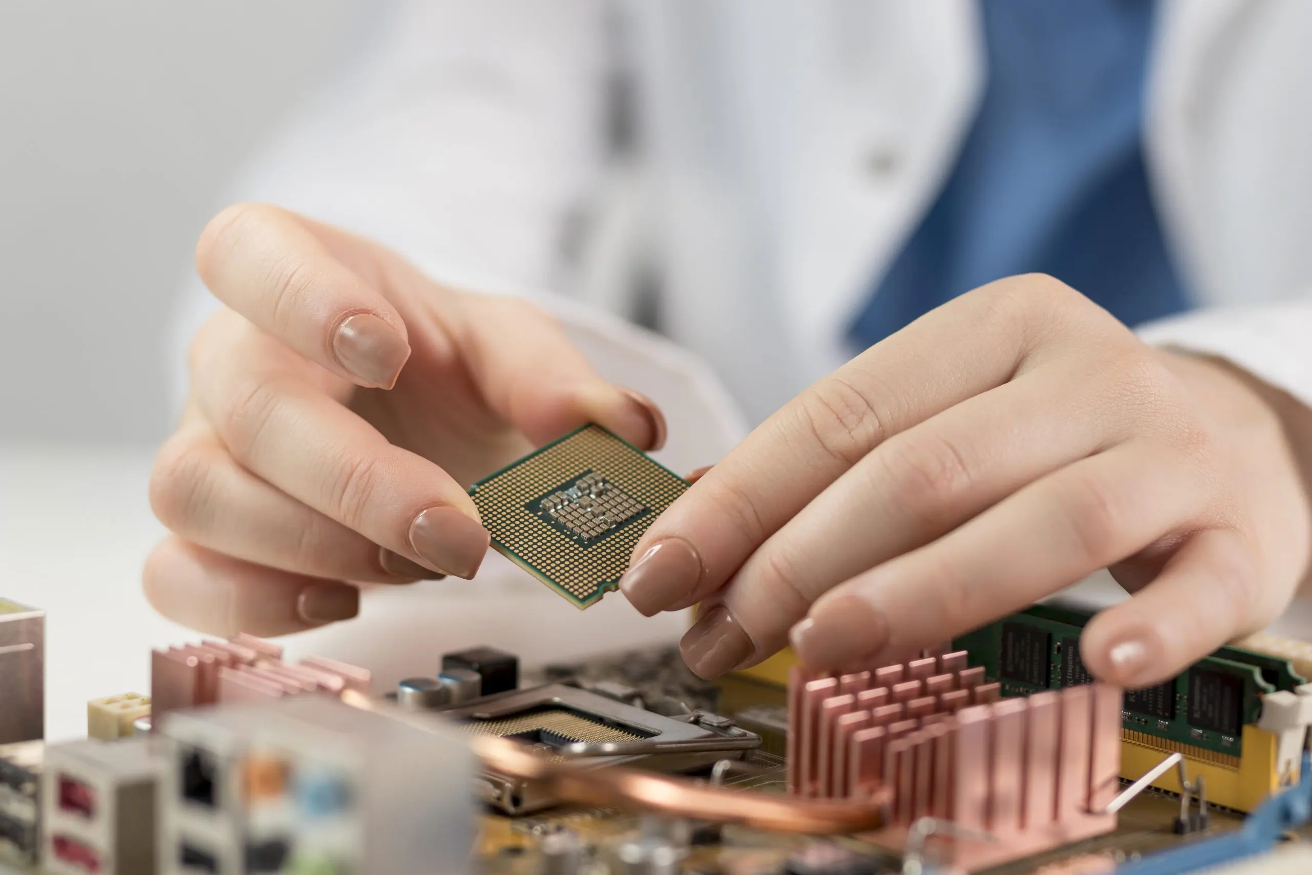 Philippines Semiconductor Manufacturing and the Rise of Electronics Supply Chain with Electronics Driving 58% of Total Exports close-up-researcher-holding-chip-scaled