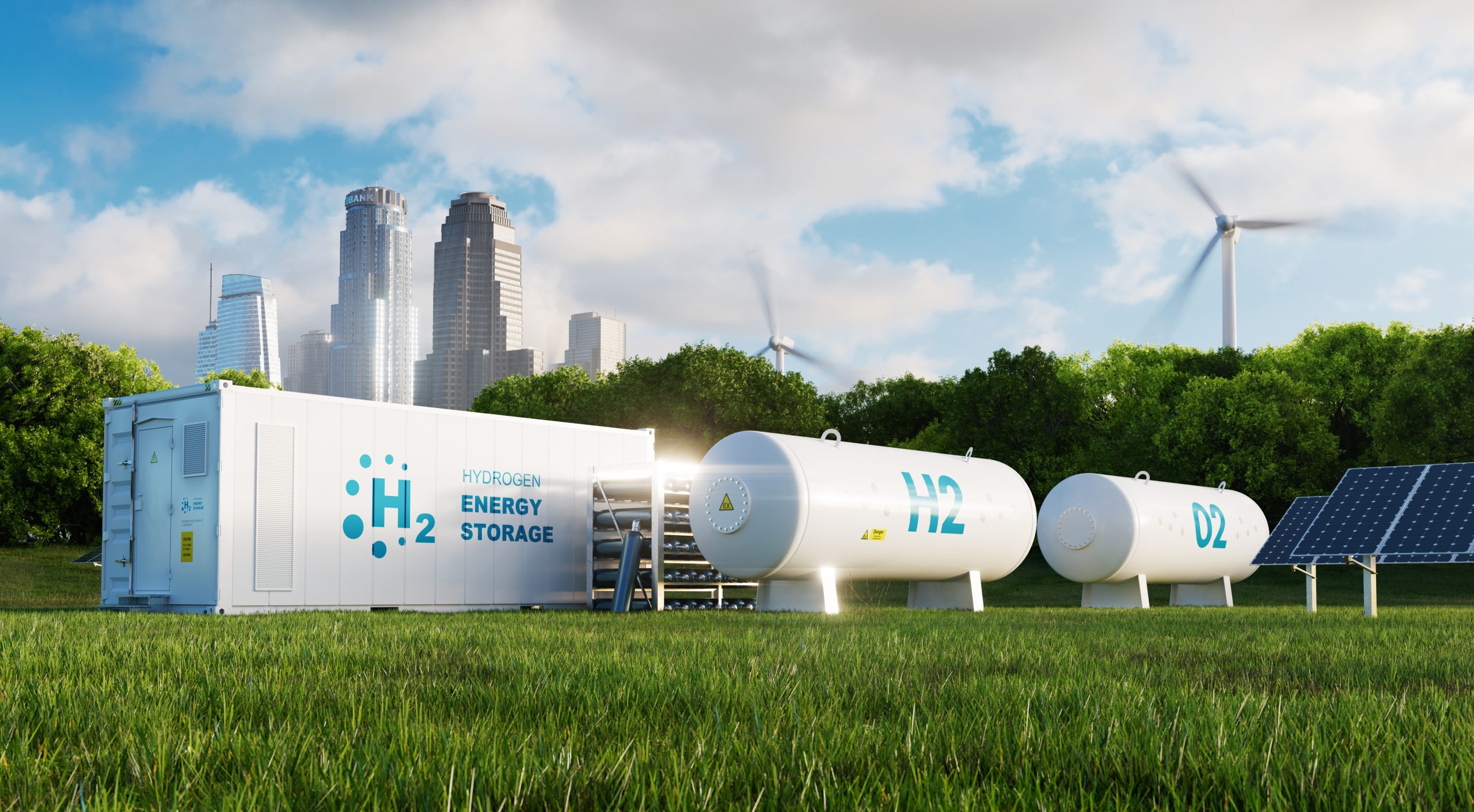 concept-energy-storage-system-based-electrolysis-hydrogen-clean-environment-with-photovoltaics-wind-farms-city-background-3d-rendering-scaled