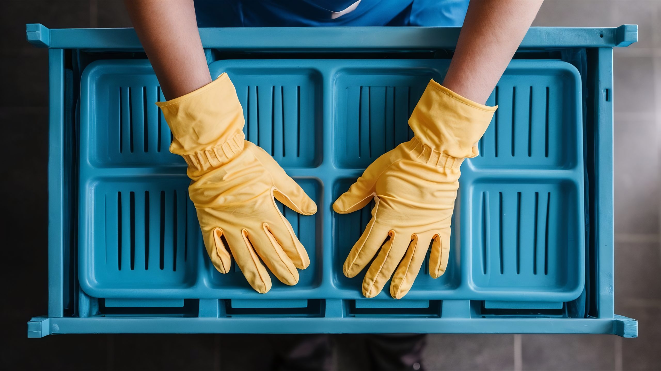 USA hand gloves Market Outlook to 2035 dishwasher-wearing-yellow-gloves-blue-scaled