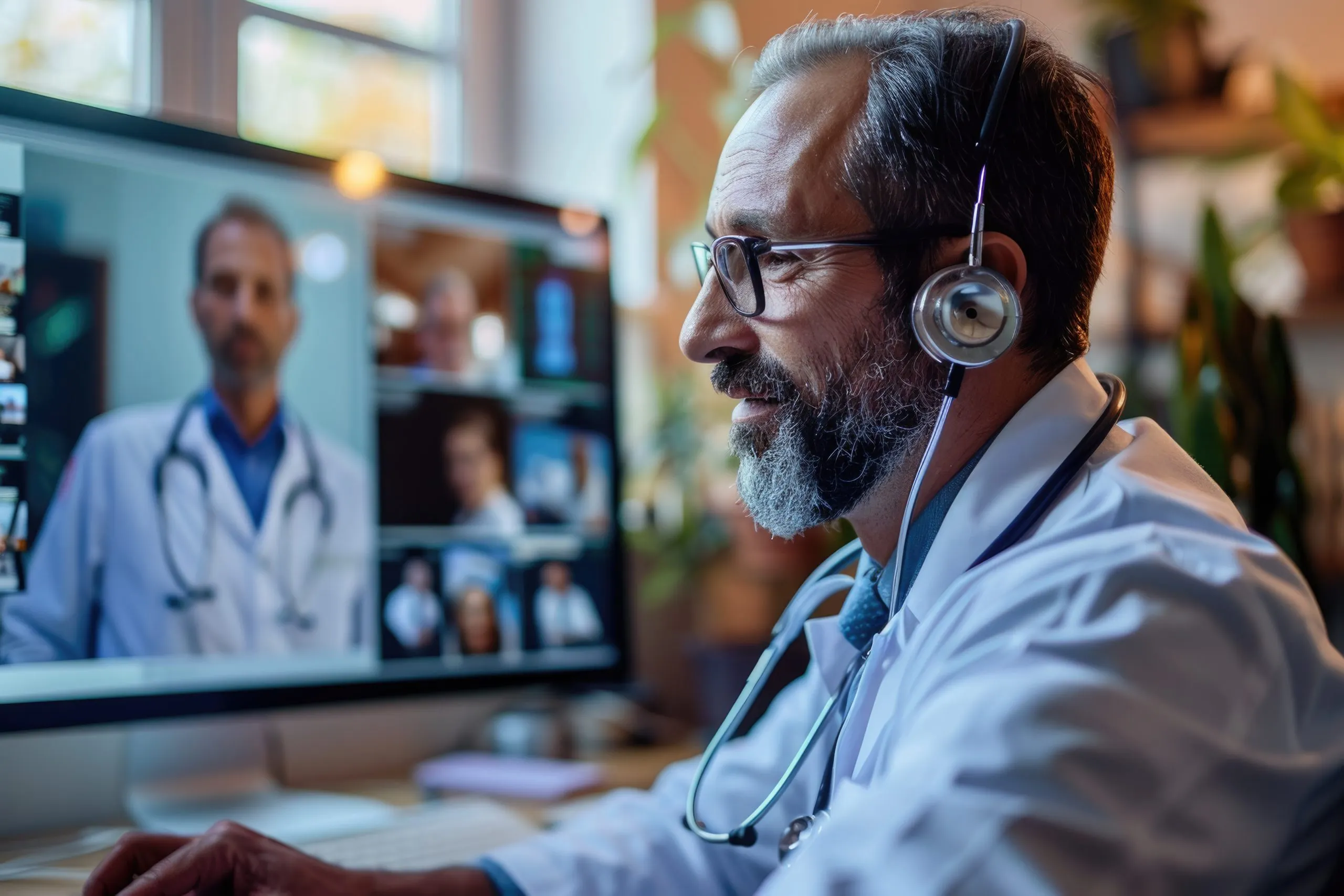 UAE Virtual Consultations Industry Outlook as Healthcare Digitization Surpasses 70% and Virtual Care Becomes Mainstream doctor-consulting-online-virtual-healthcare-consultation-with-medical-professional-video-call-scaled