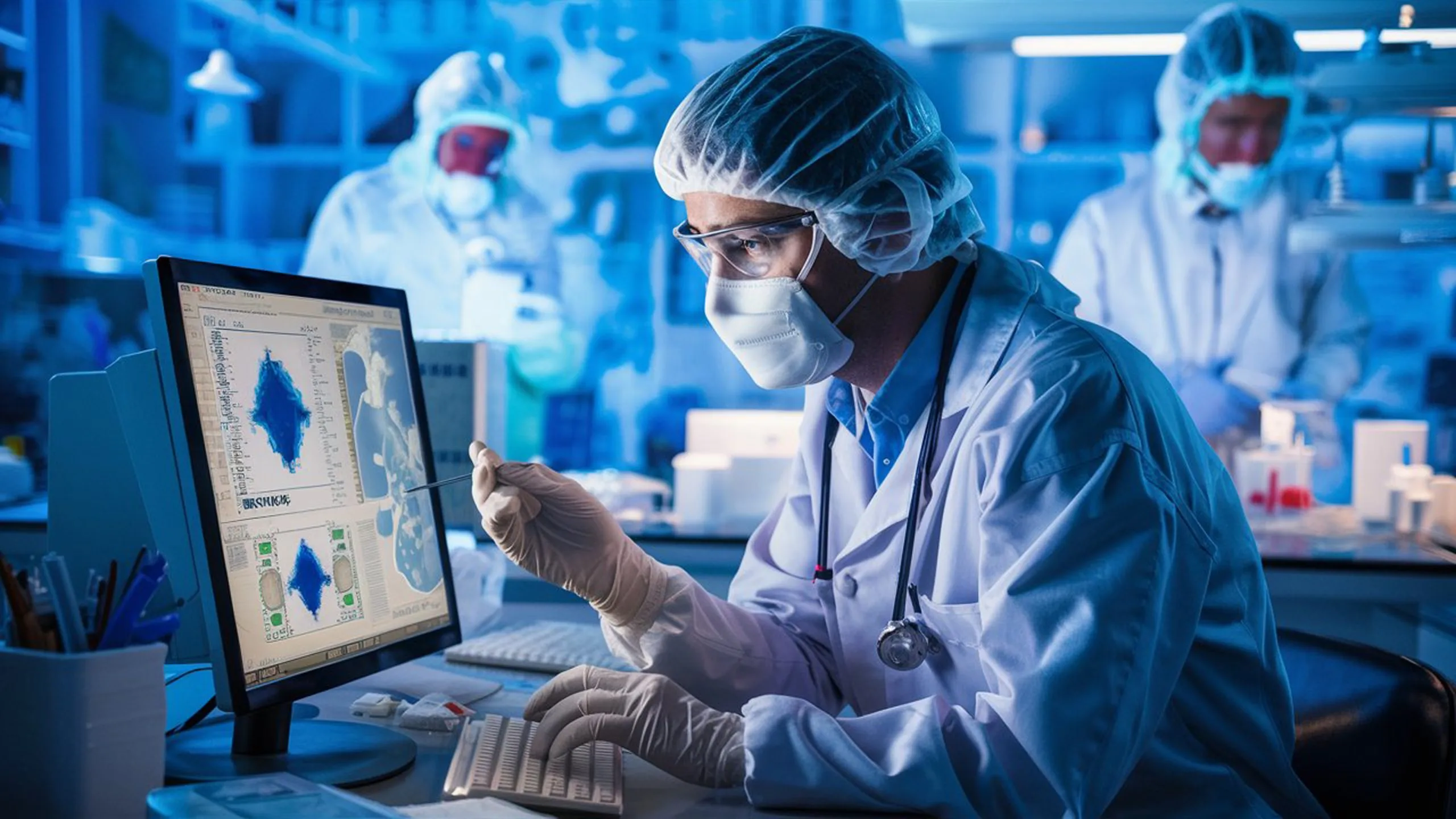 KSA Prognostic Biomarkers Market Outlook 2035 doctor-is-working-computer-with-monitor-background-1-scaled