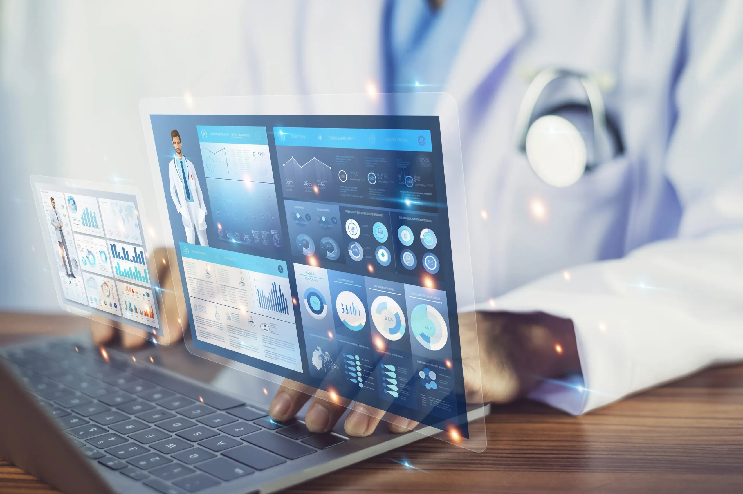 USA Event Monitors Equipment Market Outlook 2035 doctor-using-technology-document-management-computer-system-management-cardiologist-specialist-treating-heart-disease-treatment-hospital-dms-document-management-concept-scaled