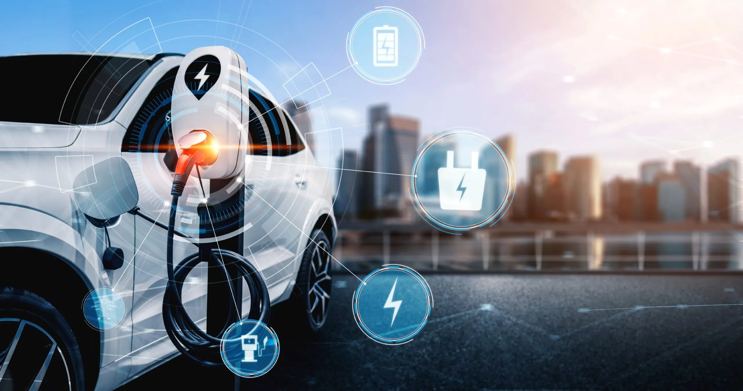 Exploring Kenya’s Electric Vehicle Market Growth and Sustainability Goals with 18% Annual EV Adoption Increase ev-charging-station-electric-car-concept-green-energy-eco-travel-scaled