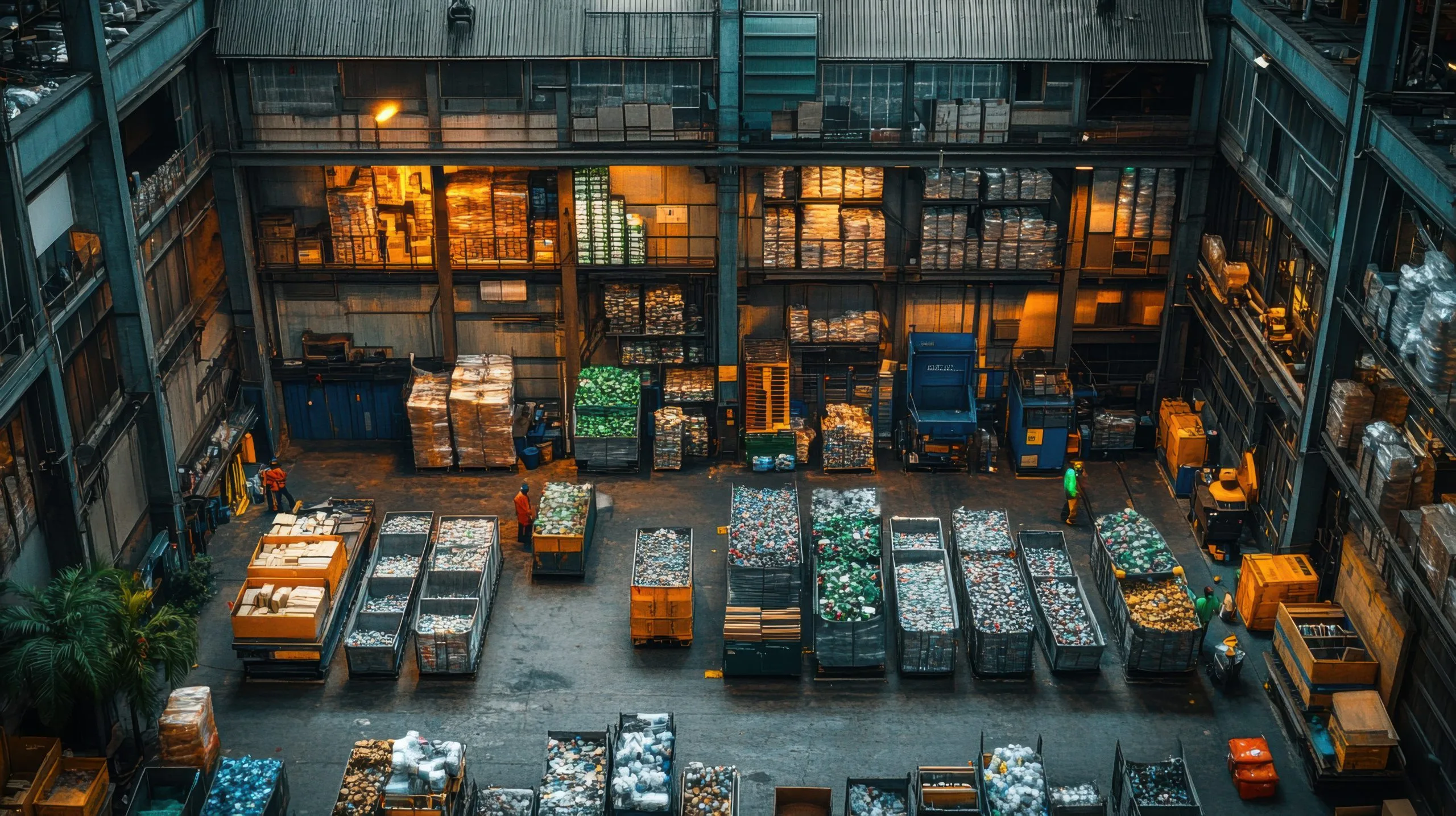 KSA Advanced Materials Market Transforming Industries for the Future with 15% CAGR industrial-warehouse-with-recycling-bins-scaled