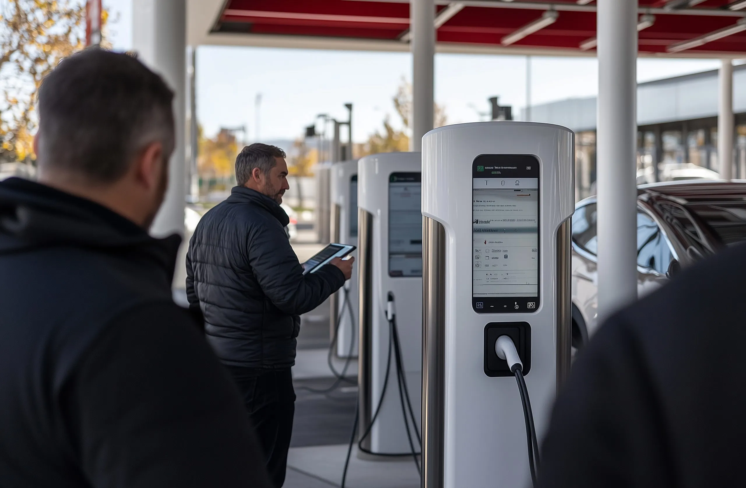 Exploring the Philippines EV Charging Stations Industry: What to Expect by 2030 man-is-reading-book-front-white-electric-outlet-scaled