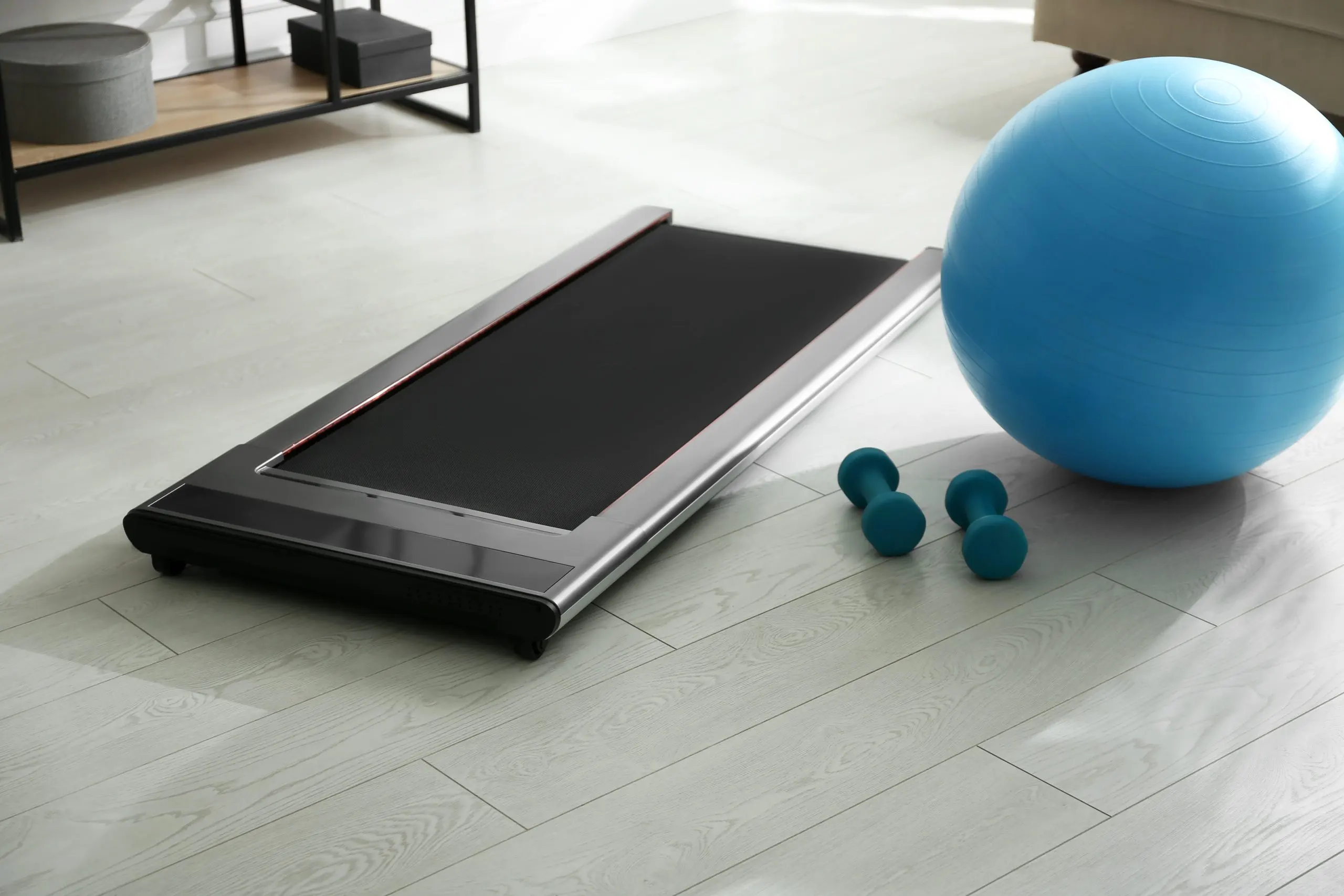 Nigeria Home Fitness Equipment Market Outlook to 2035 modern-walking-treadmill-dumbbells-fitness-ball-living-room-home-gym-equipment-scaled
