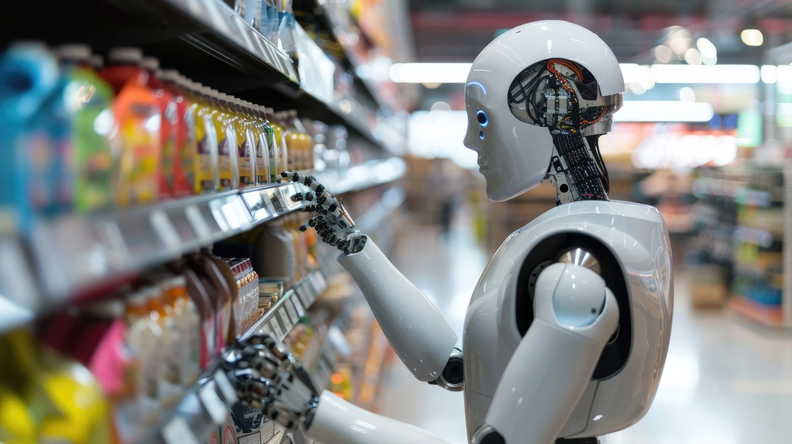 Thailand Robotics Industry Growing at 20% CAGR Revolutionizing Manufacturing robot-standing-futuristic-shopping-mall-technology-innovation-aig53-scaled