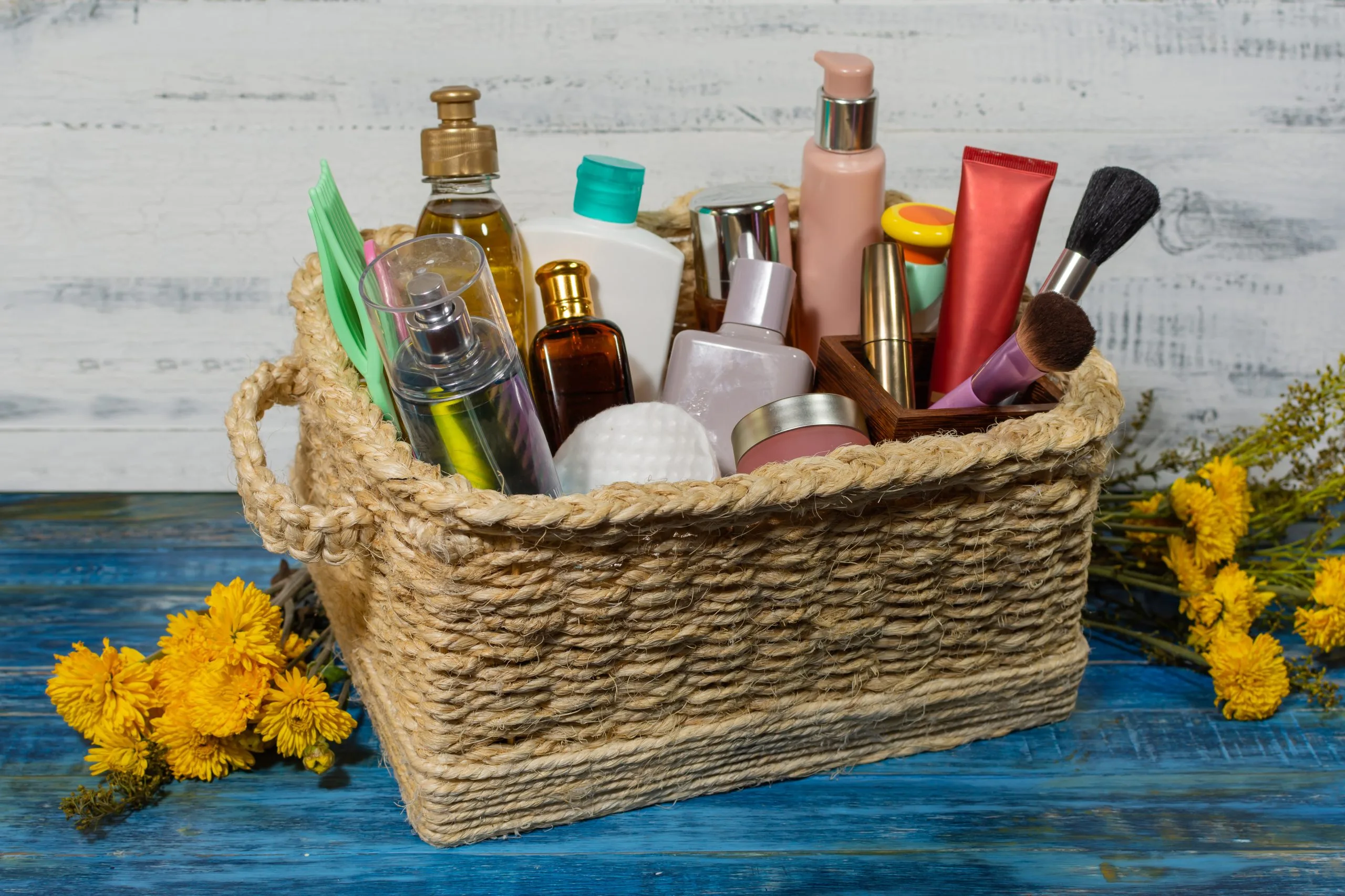 Brazil beauty and personal care products Market Outlook to 2035 rustic-rectangular-basket-full-beauty-products-rustic-boards-scaled