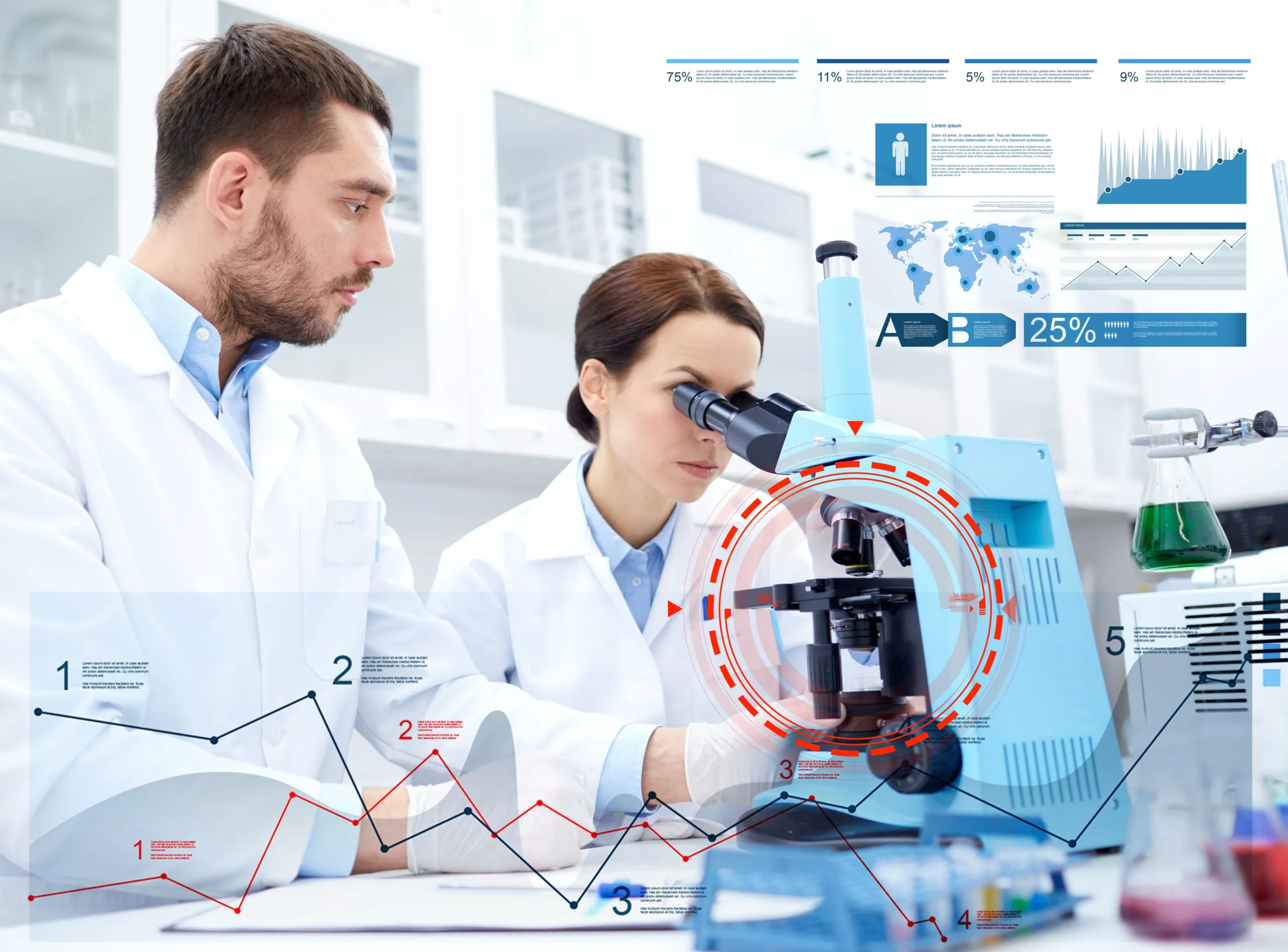 Spain Diagnostic Labs Market Analysis and Opportunities Fueled by Rising Testing Demand and USD 2+ Billion Market Expansion science-chemistry-technology-people-concept-young-scientists-with-microscope-making-test-research-clinical-laboratory-charts-scaled