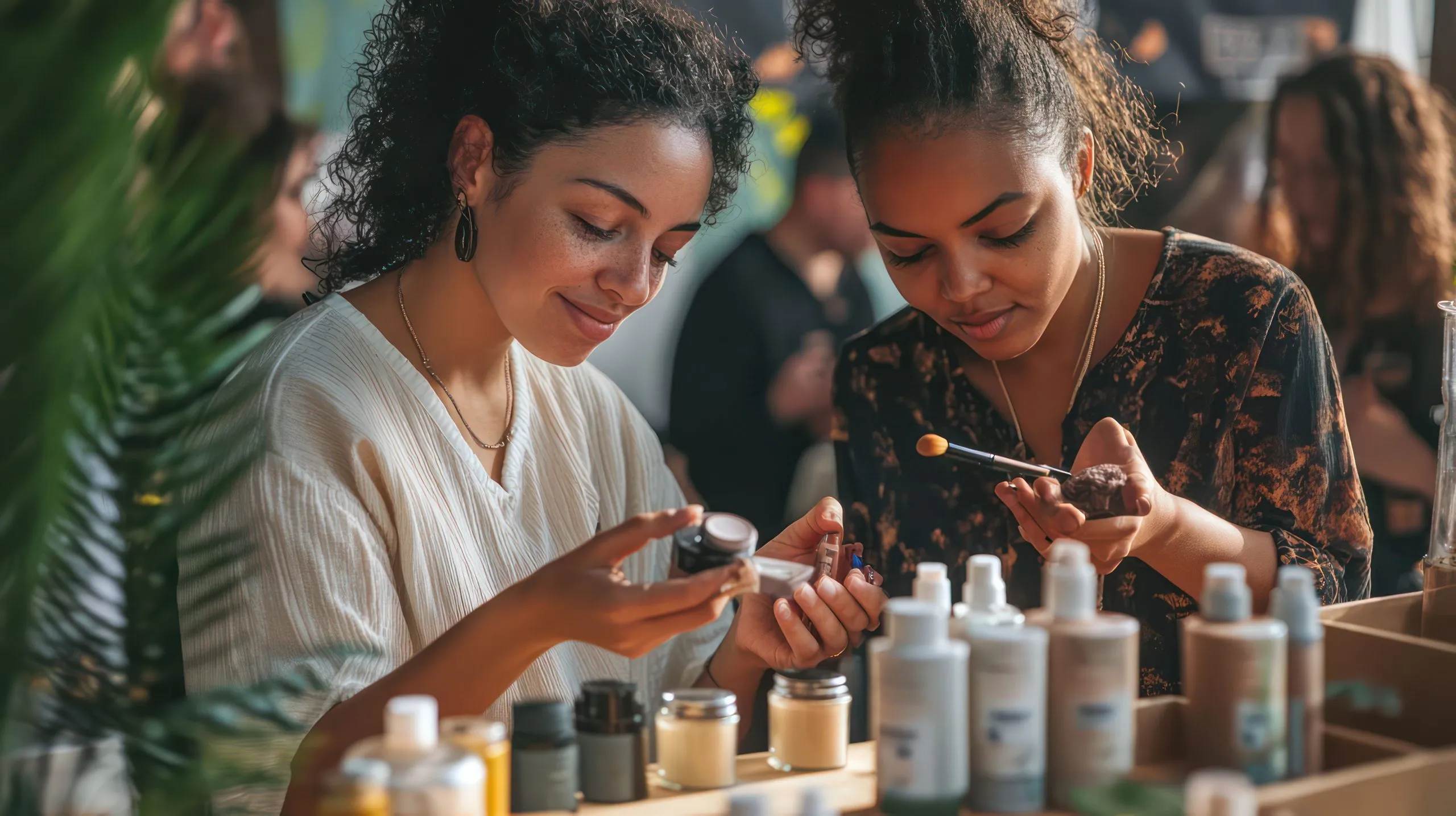 South Africa Vegan Cosmetics Market Outlook to 2035 vegan-beauty-enthusiasts-creating-crueltyfree-makeup-using-ecofriendly-organic-materials-diy-event-scaled