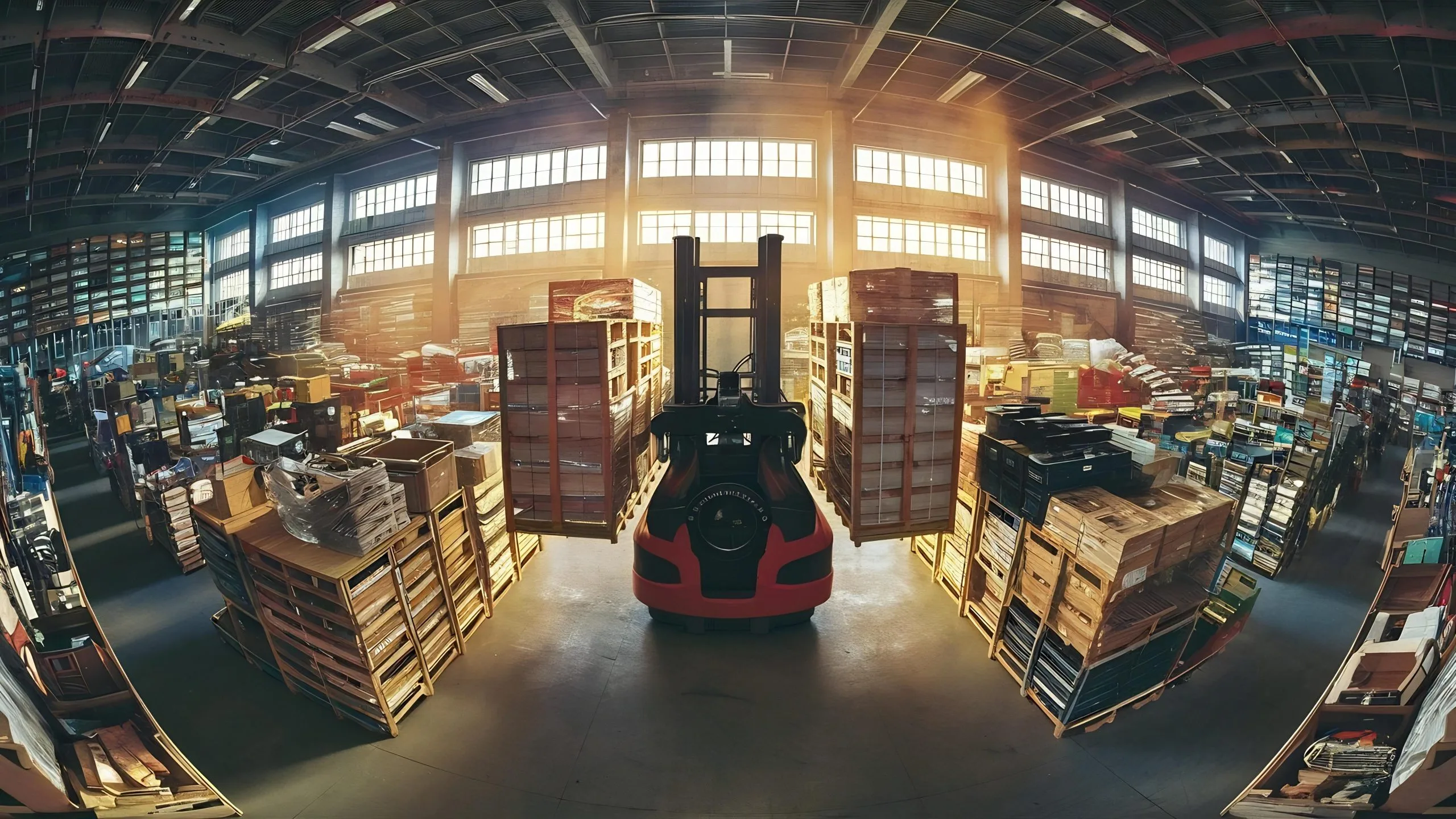Exploring the UK 3PL Market Key Trends and Developments in Supply Chain Logistics as E‑Commerce Drives 8% CAGR view-full-warehouse-with-forklift-scaled