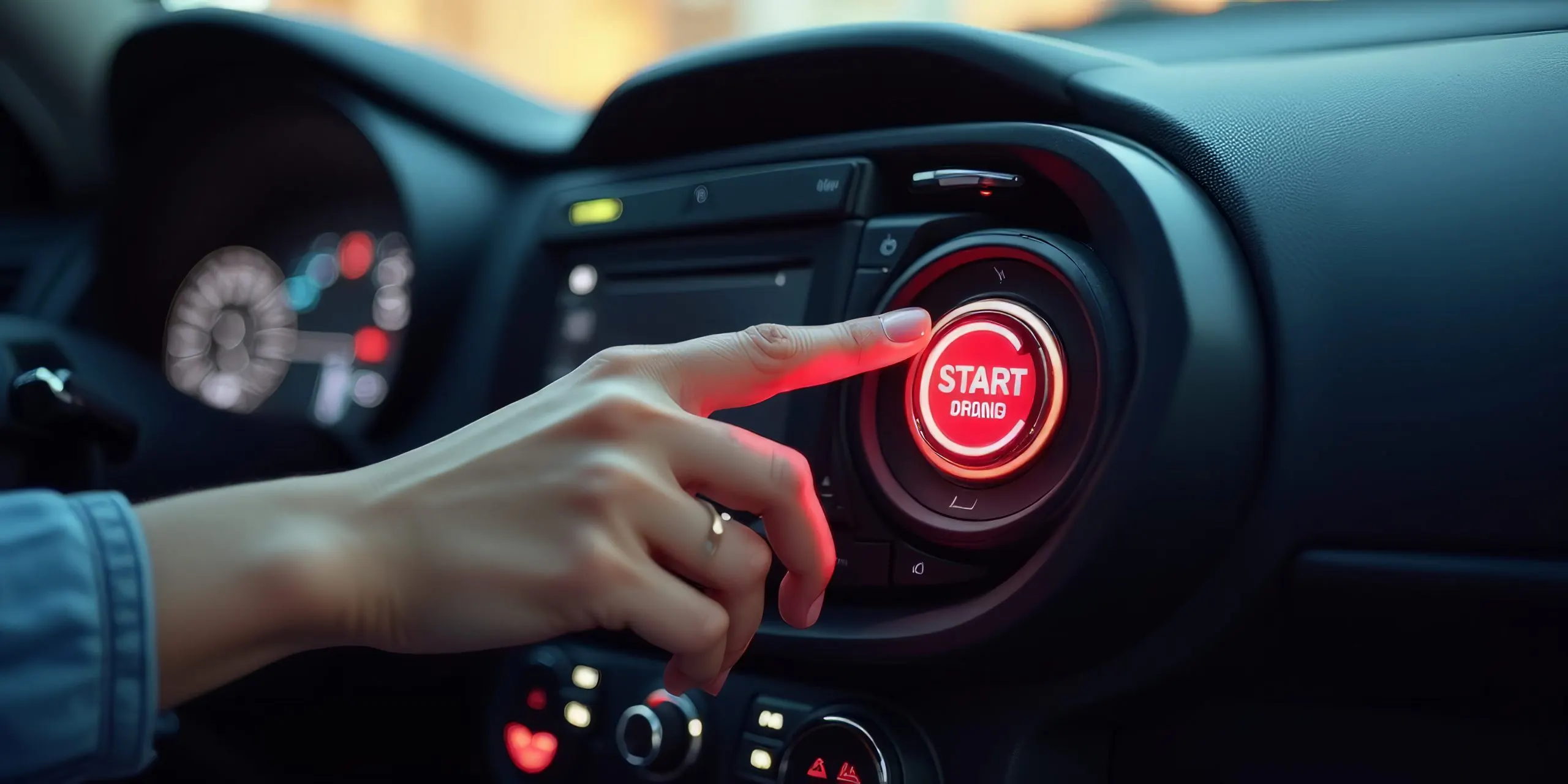 Saudi Arabia AEB Market: The Impact of Safety Technology on 18% Growth by 2030 woman-car-presses-button-scaled