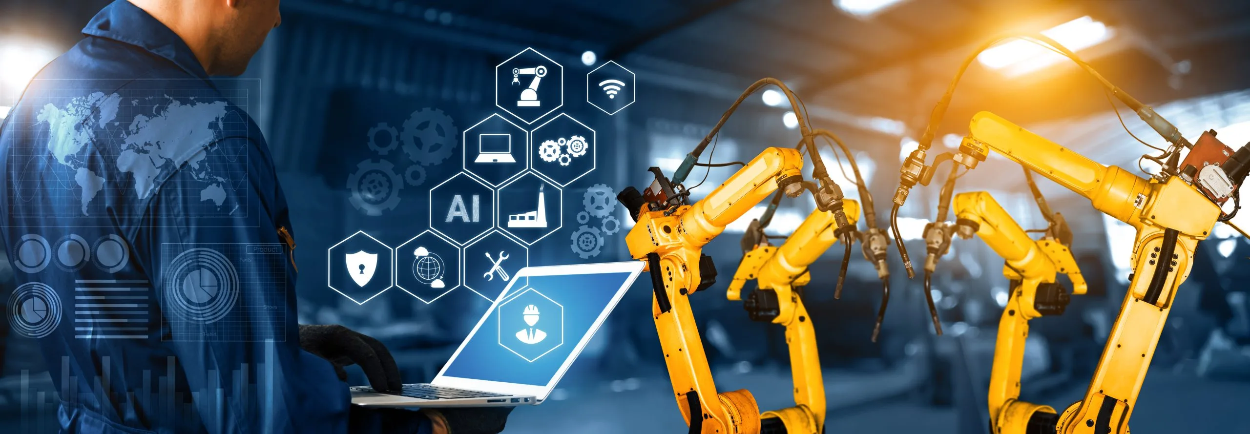 How Industrial Automation is Transforming Vietnam Manufacturing Sector with Electronics Driving Over 30% of Exports xai-smart-industry-robot-arms-digital-factory-production-technology-scaled