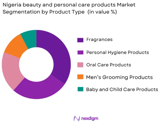 Nigeria beauty and personal care products market by product type