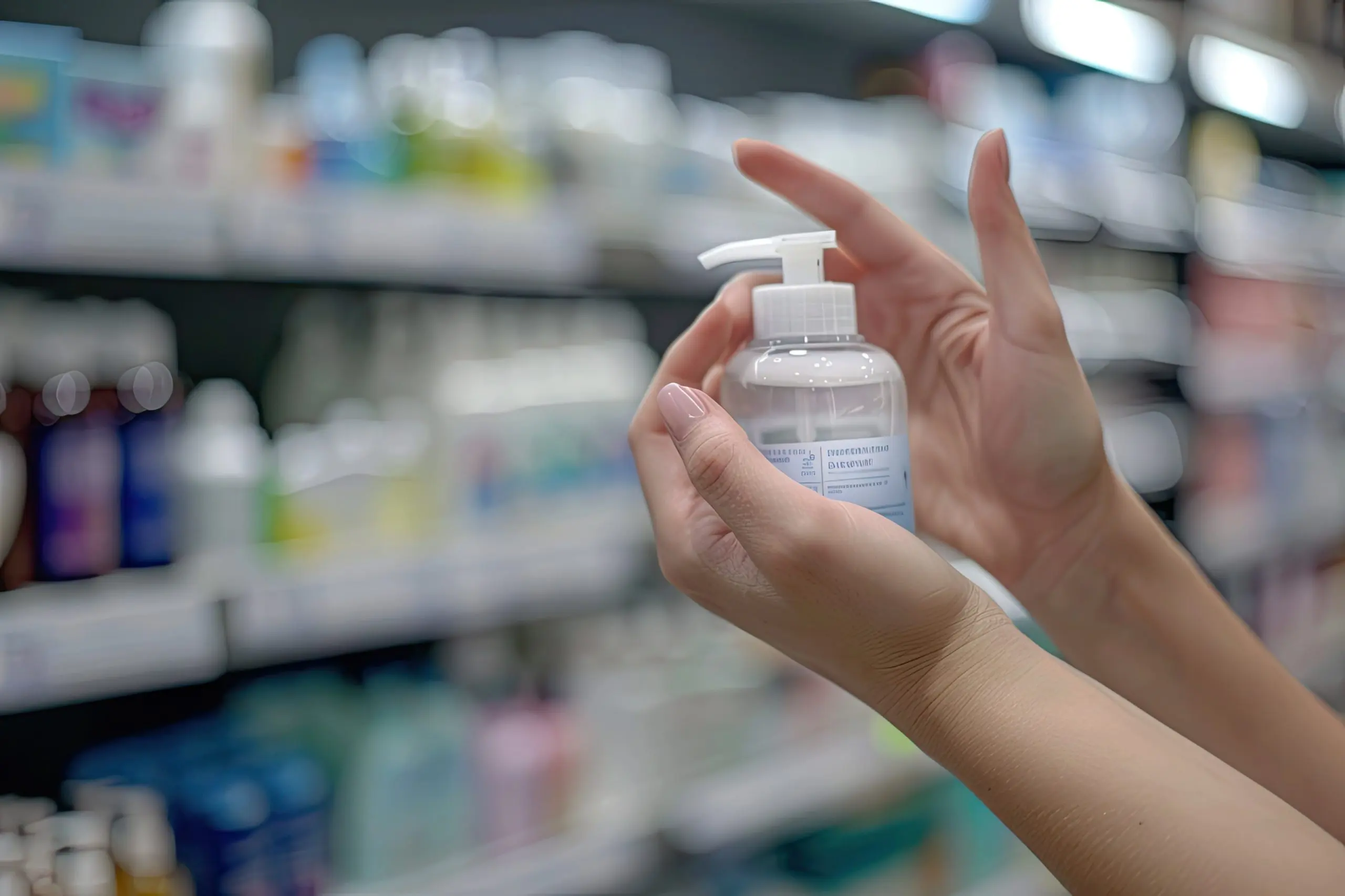 India Hand Sanitizer Market Outlook to 2035 close-up-dispenser-liquid-soap-female-hands-store-scaled