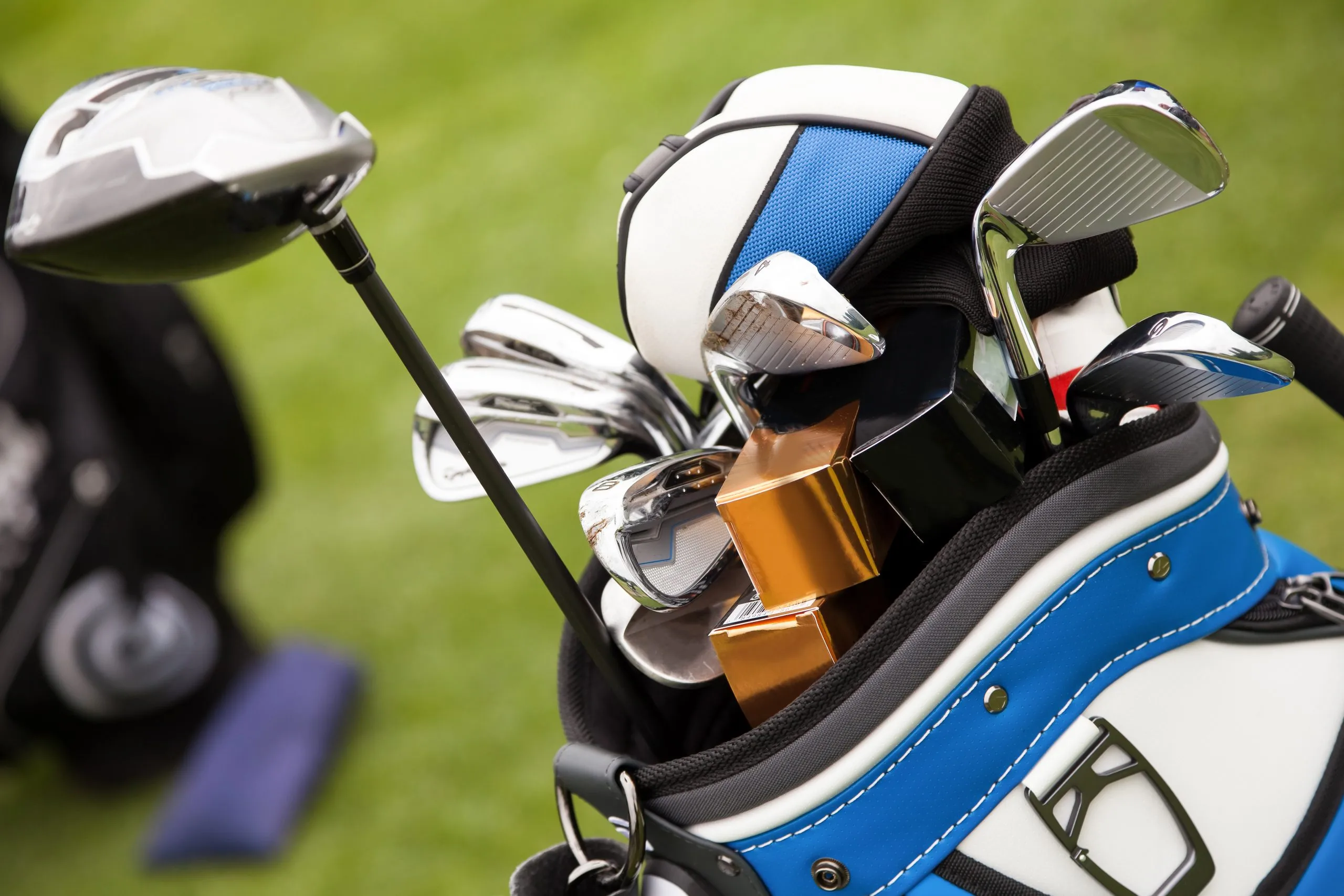 India Golf Equipment Market Outlook to 2035 close-up-golf-clubs-bag-scaled