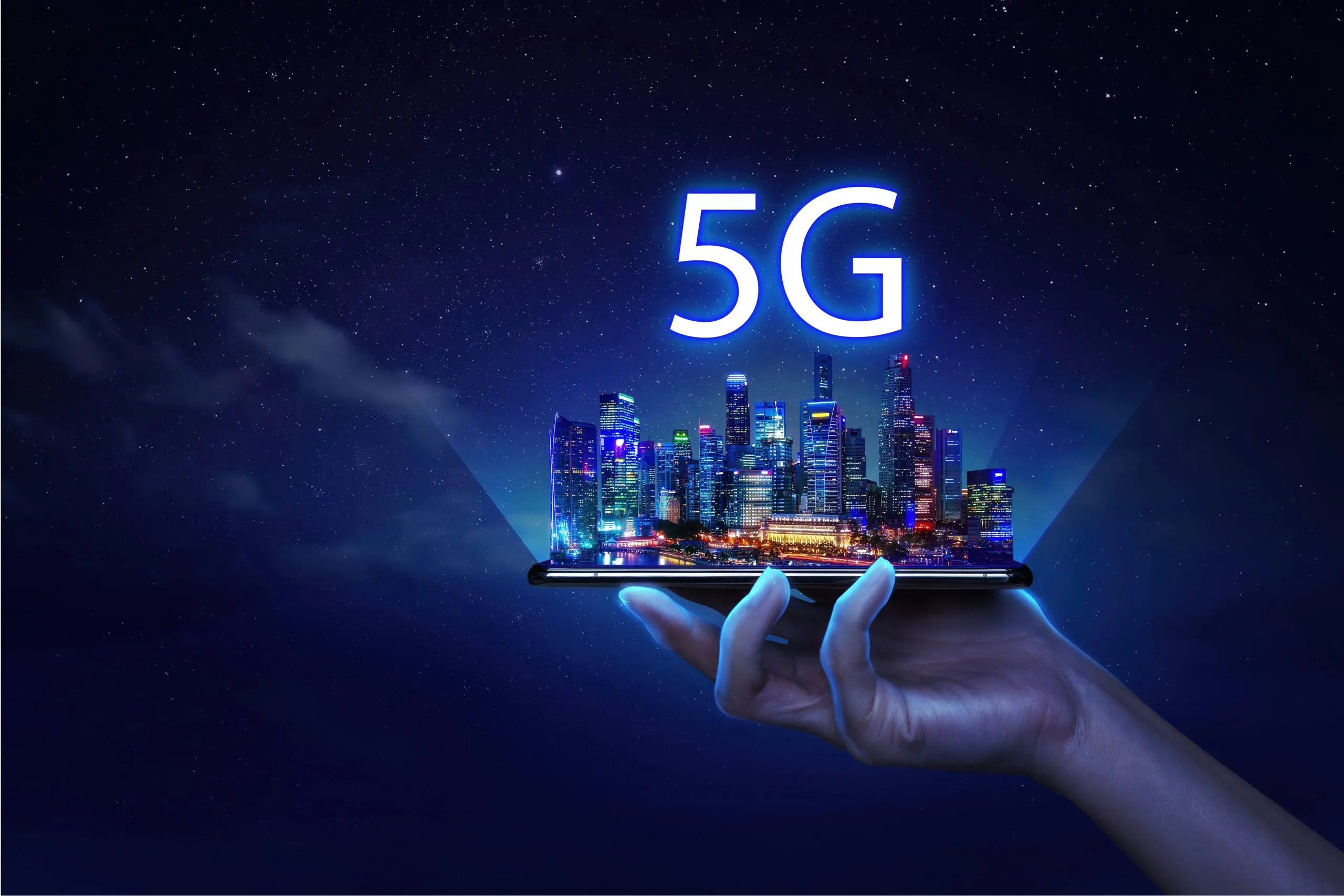 Malaysia 5G Market Outlook to 2035 futuristic-infrastructure-smart-night-city-residential-urban-buildings-5g-city-infrastructure-data-traffic-ensure-safety-smart-city-with-digital-communication-technology-scaled