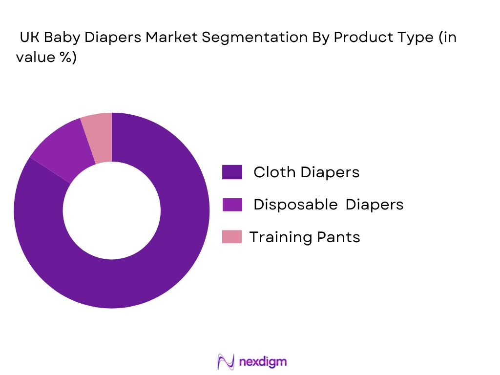 UK baby diapers market by product type