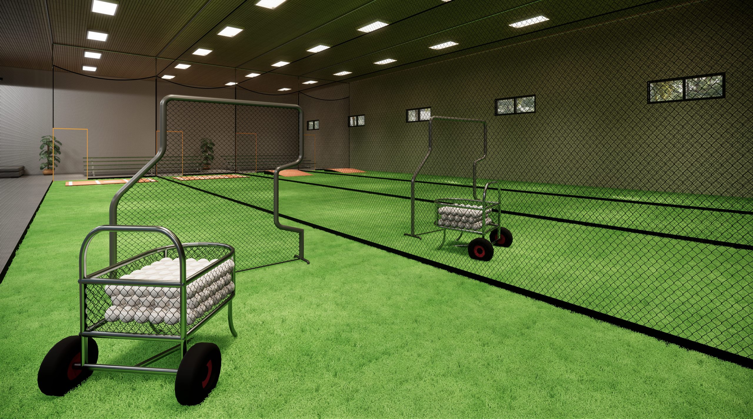 Nigeria Artificial Turf Market Outlook to 2035 indoor-batting-cages-baseball-softball-3d-rendering-illustration-1-scaled