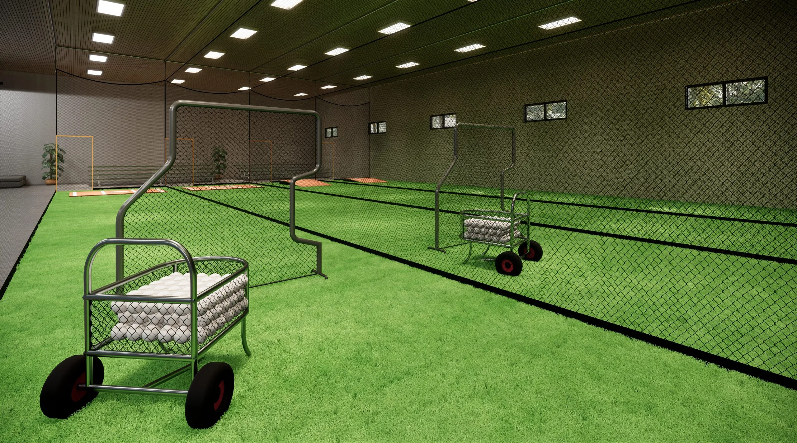 Nigeria Artificial Turf Market Outlook to 2035 indoor-batting-cages-baseball-softball-3d-rendering-illustration-1-scaled