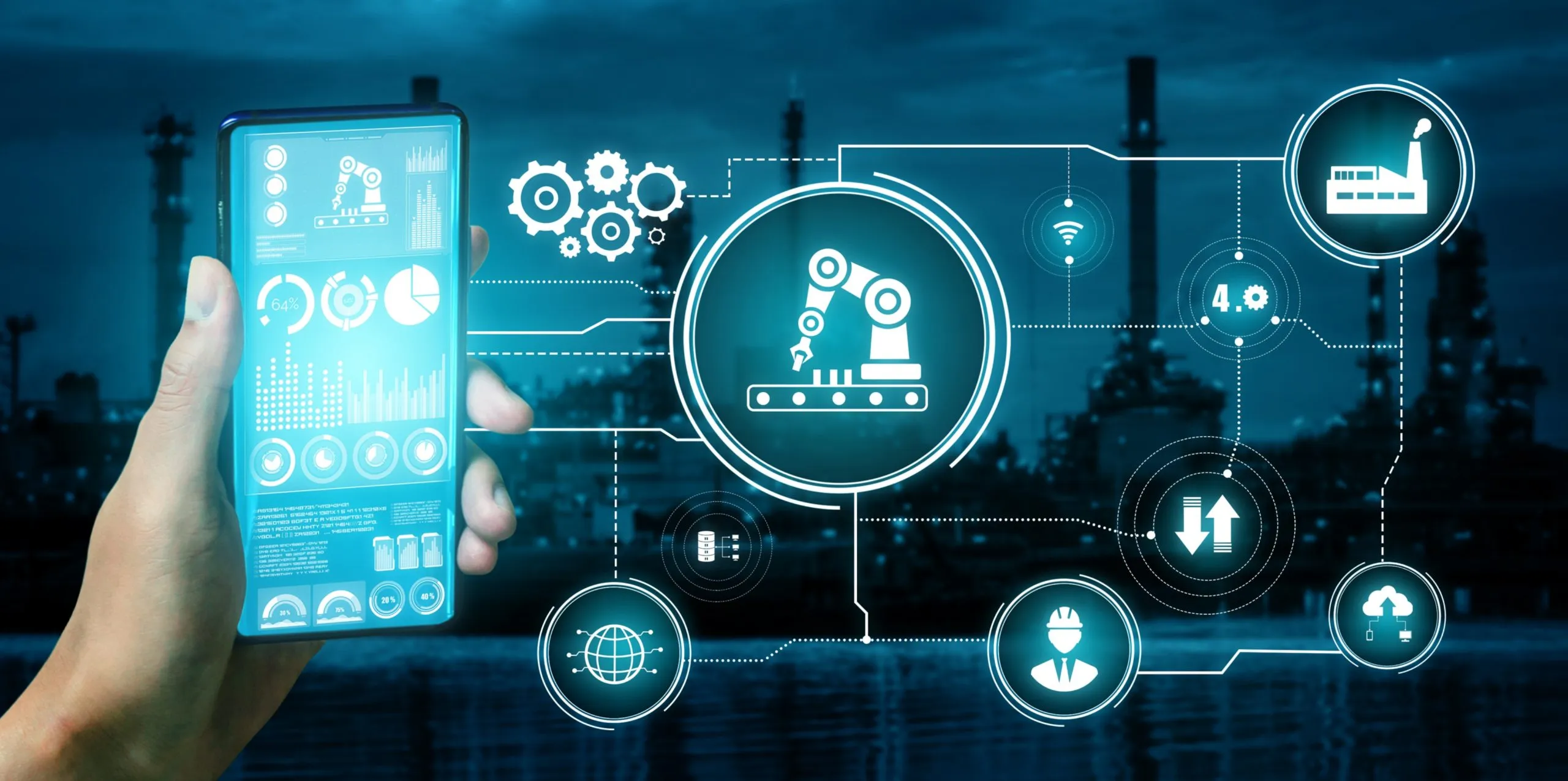 Unlocking the Potential of Germany’s Industrial IoT Market for Industry 4.0 – Growing at ~14% CAGR value industry-4-0-technology-concept-smart-factory-fourth-industrial-revolution-1-scaled