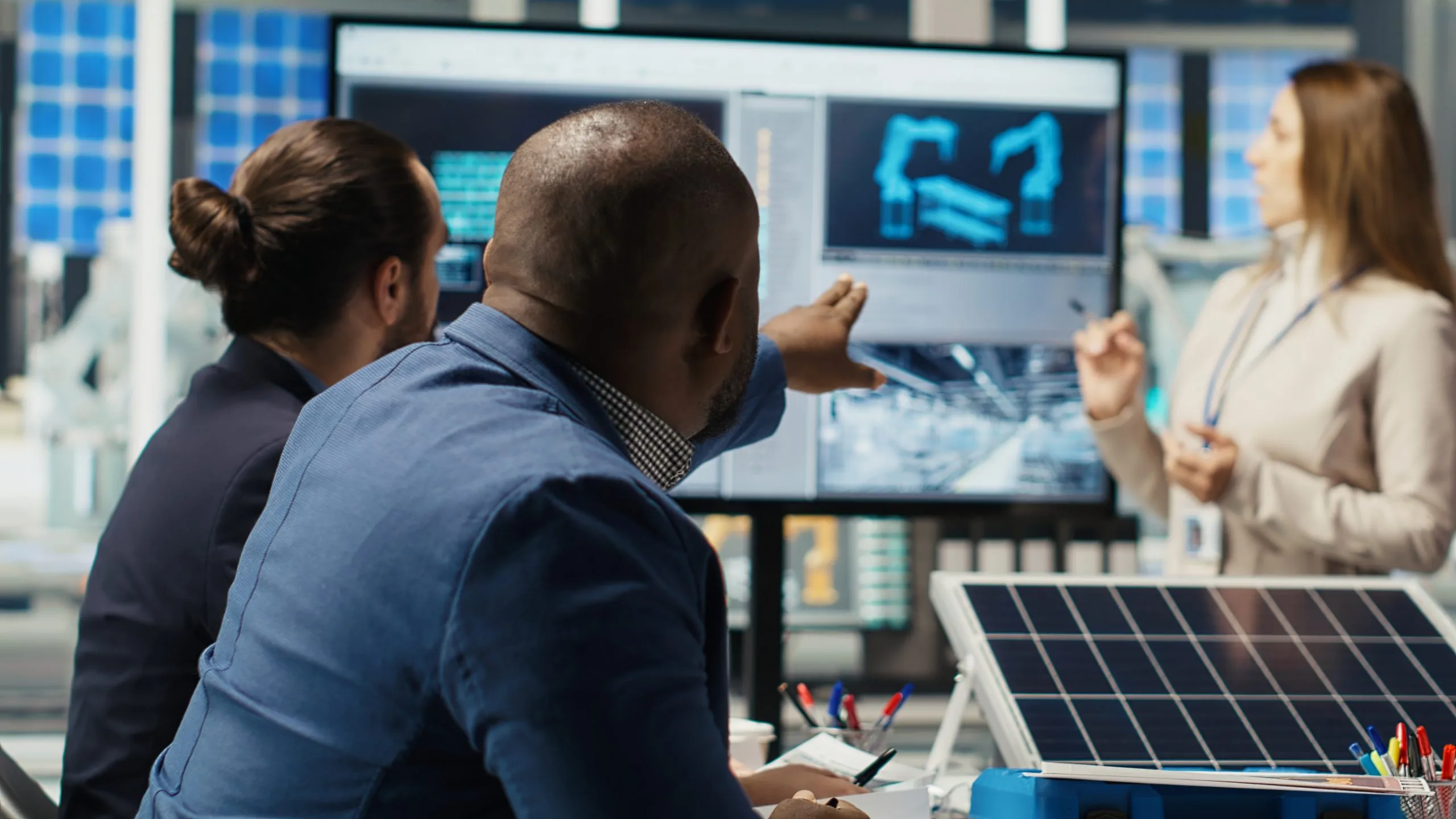 The Future of Nigeria Renewable Energy Market Projected to Reach $10 Billion value in the coming years investors-photovoltaics-plant-reviewing-solar-technology-reports-scaled