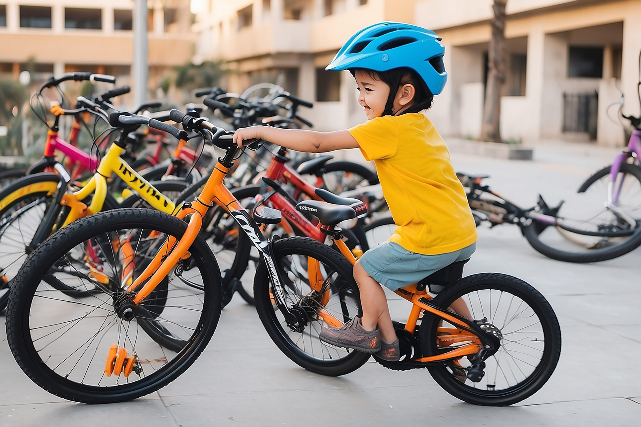 KSA Bicycle Market Outlook to 2035 kid-having-fun-with-bikes-1-scaled