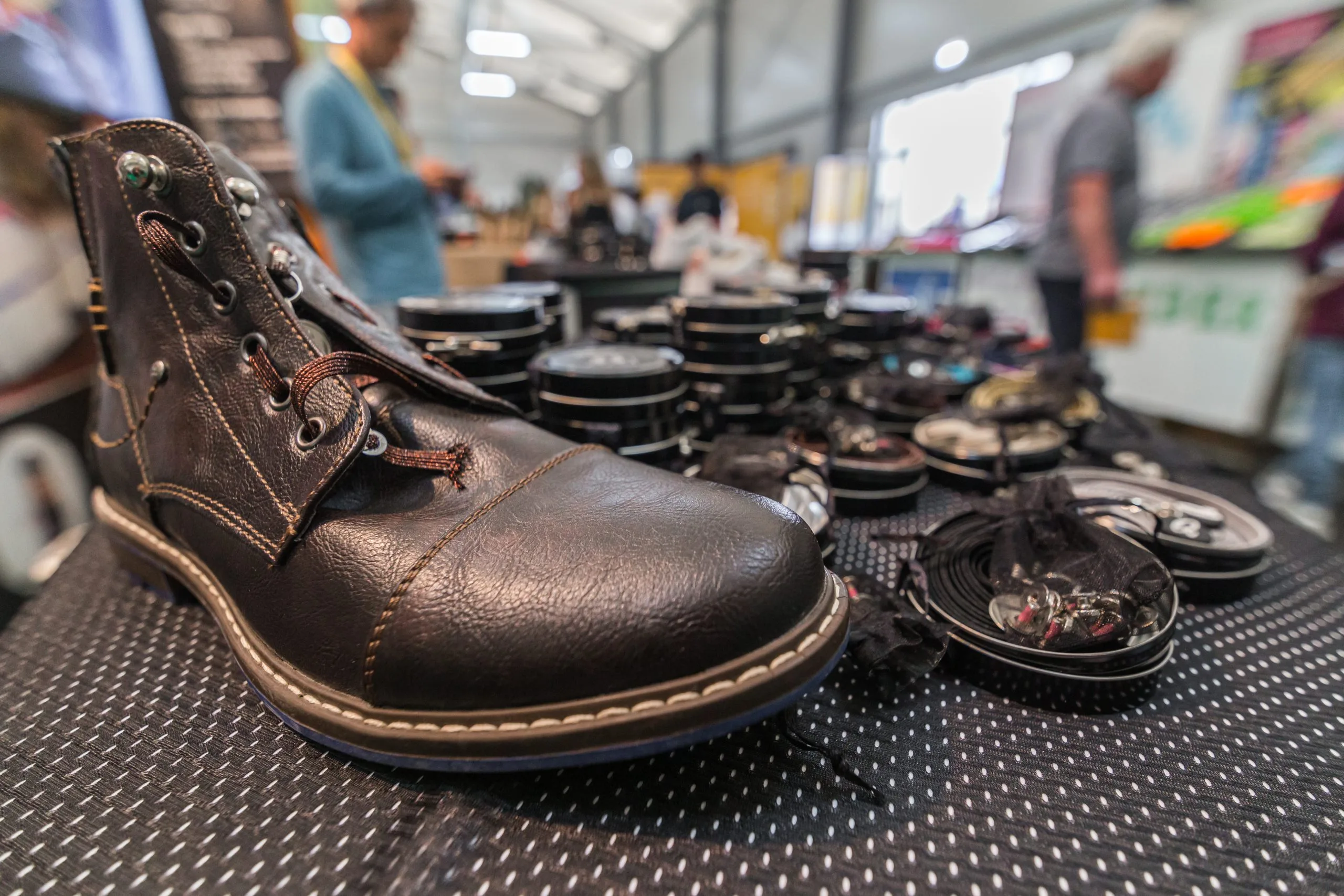 South Africa Industrial Protective Footwear Market Outlook to 2035 leather-shoe-laces-display-store-1-scaled