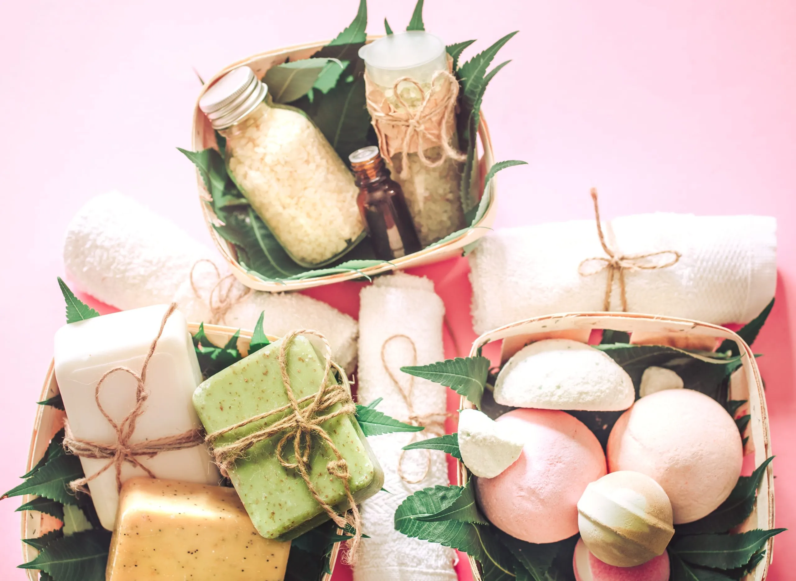KSA Organic Personal Care Market Outlook to 2035 spa-composition-pink-background-scaled