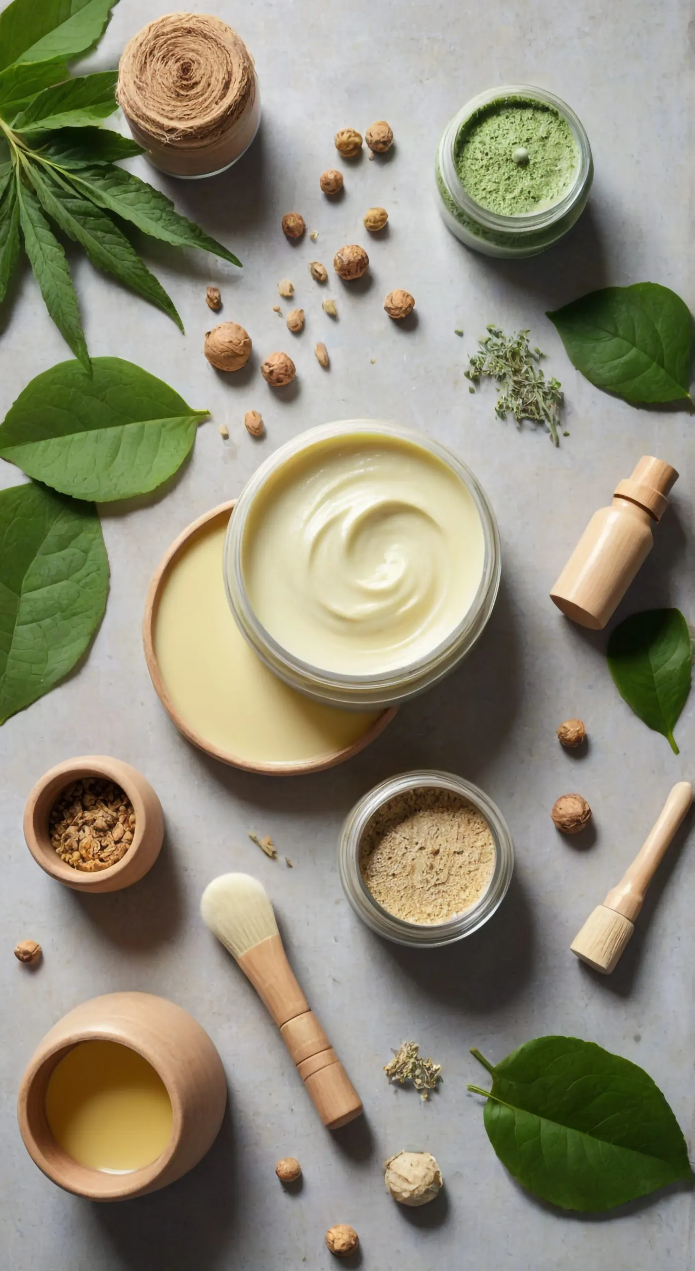 India Vegan Cosmetics Market Outlook Trends Innovation and Consumer Adoption With 12 % Annual Growth and Rising Consumer Demand tray-cream-cheese-with-spoon-some-other-ingredients-scaled