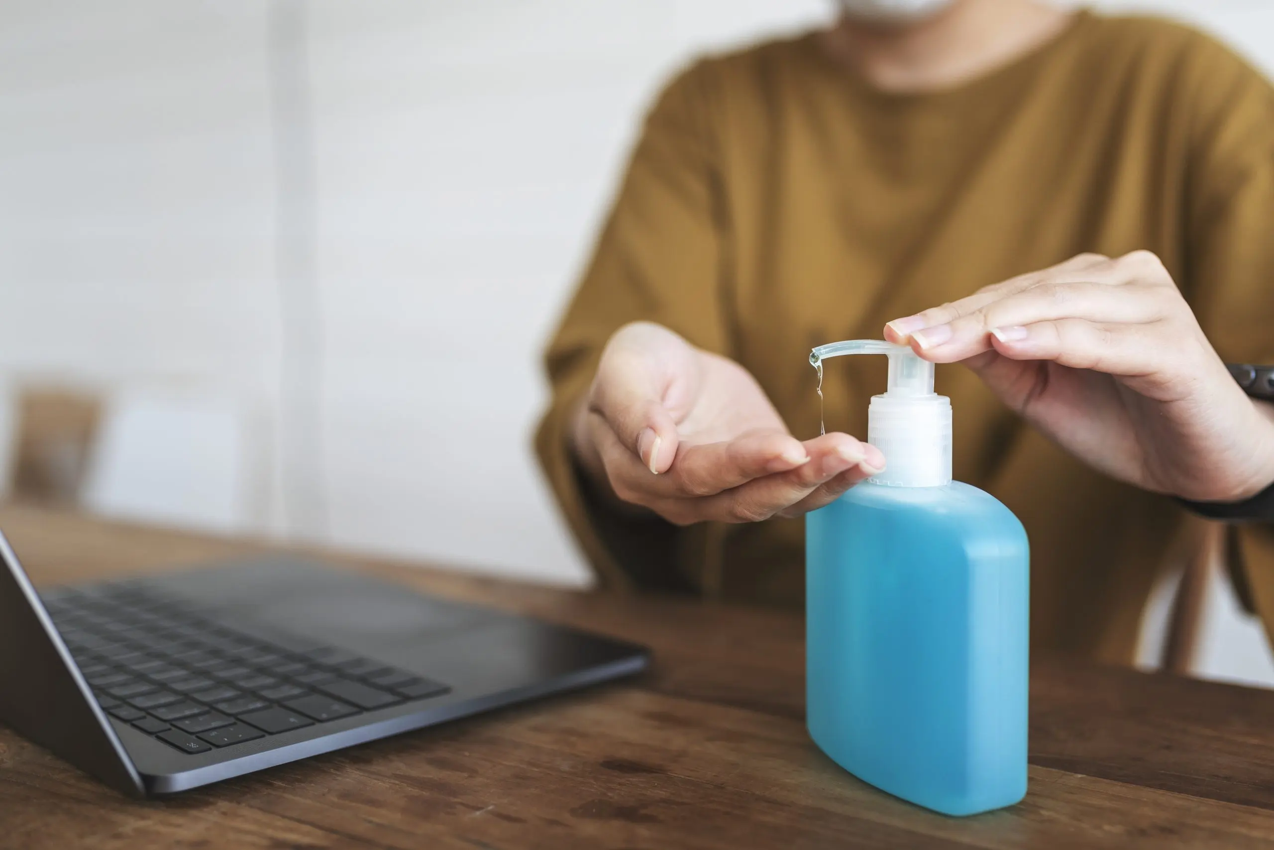 South Africa Hand Sanitizer Market Trends with 6.37% CAGR and Expanding Demand Across Healthcare and Retail woman-cleaning-hands-with-hand-sanitizer-gel-prevent-coronavirus-contamination-scaled