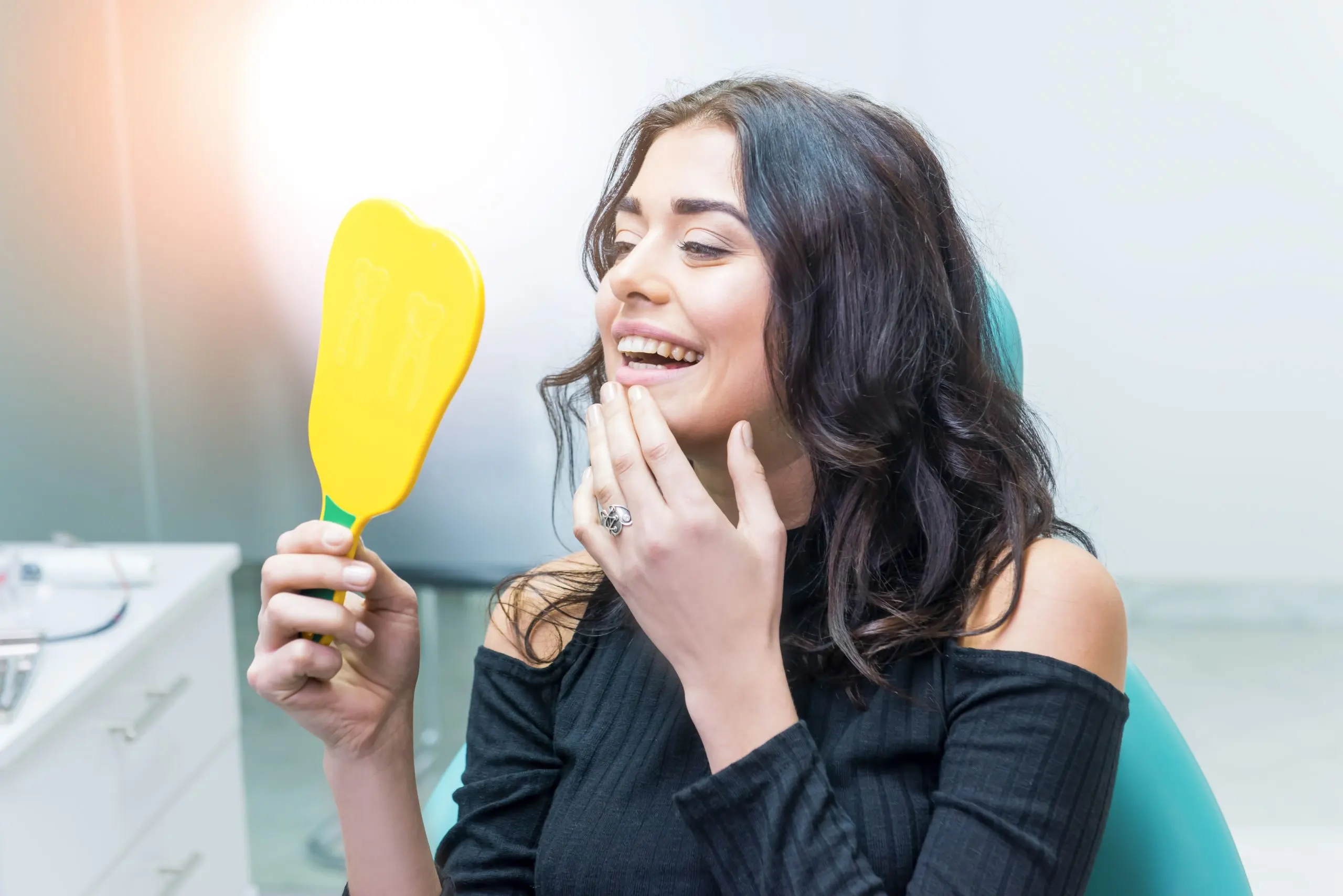 South Africa Teeth Whitening Market Outlook to 2035 woman-looking-her-teeth-scaled