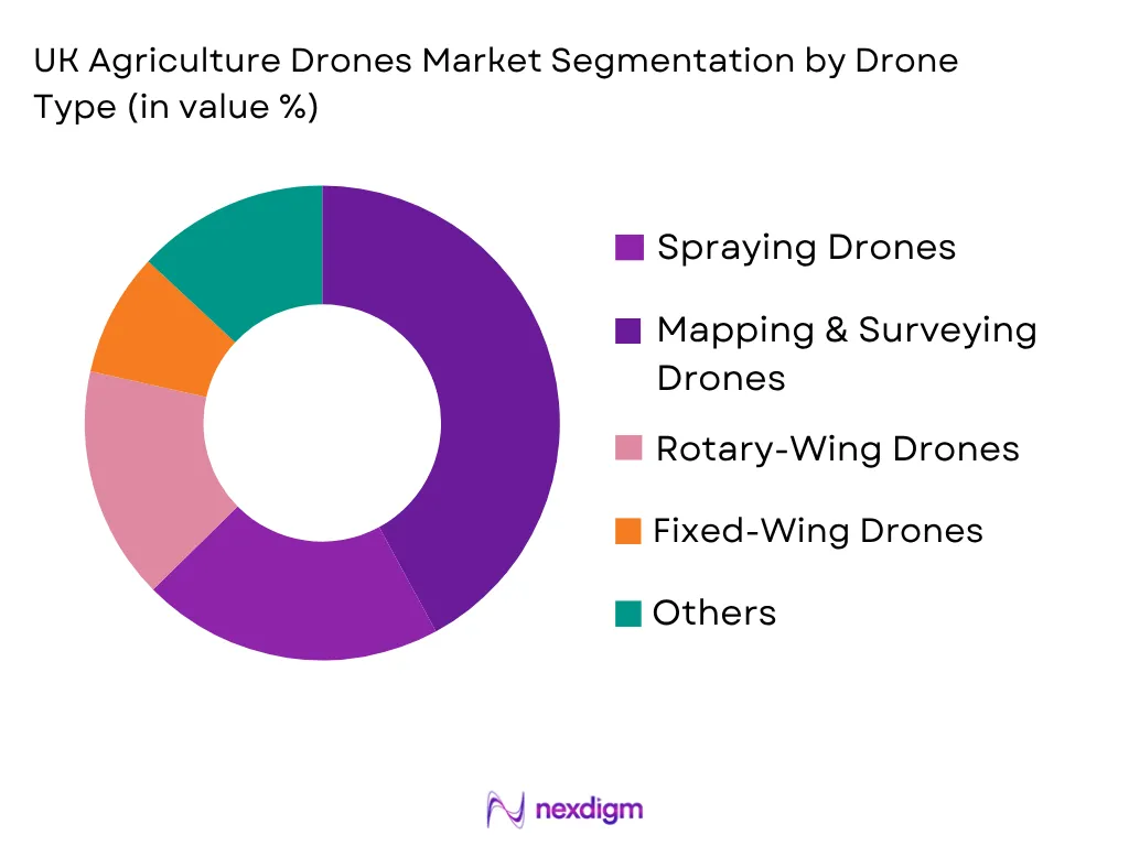 UK Agriculture Drones Market by Drone type
