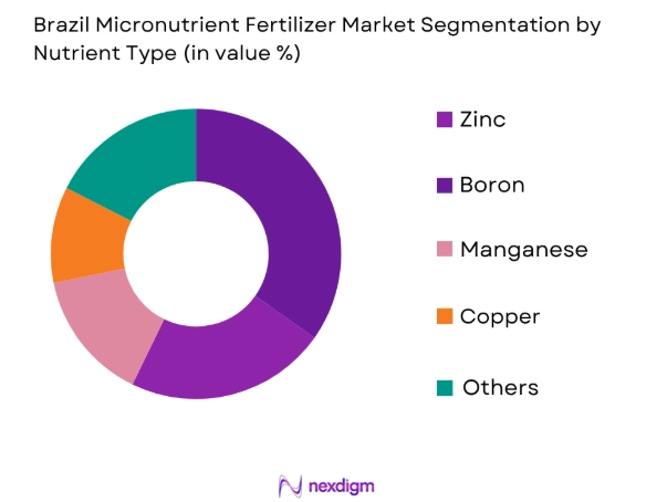 Brazil micronutrient fertilizer market by nutrient type