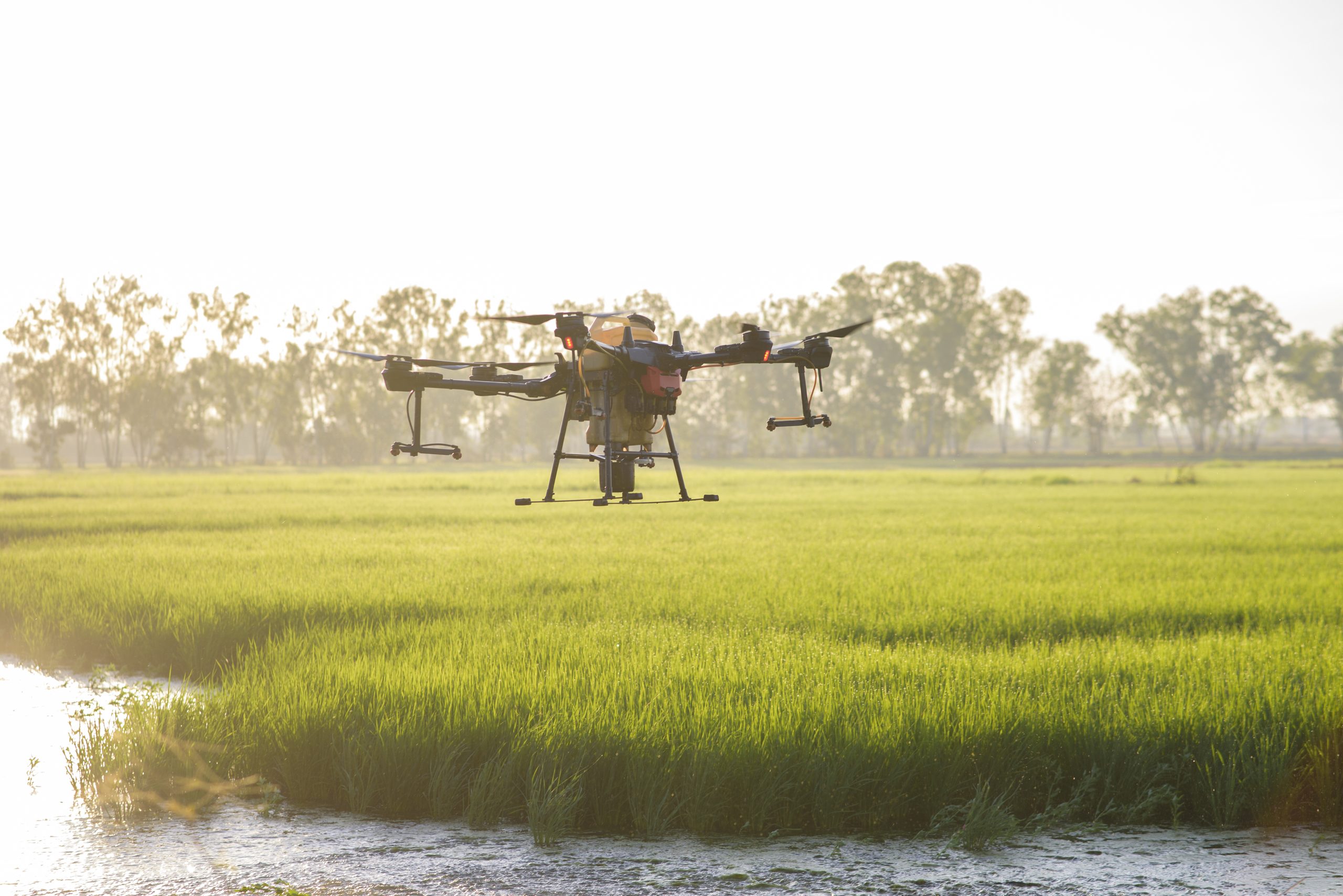 KSA Agriculture Drones Market Outlook to 2035 agriculture-drone-flying-spraying-fertilizer-pesticide-farmland-1-scaled