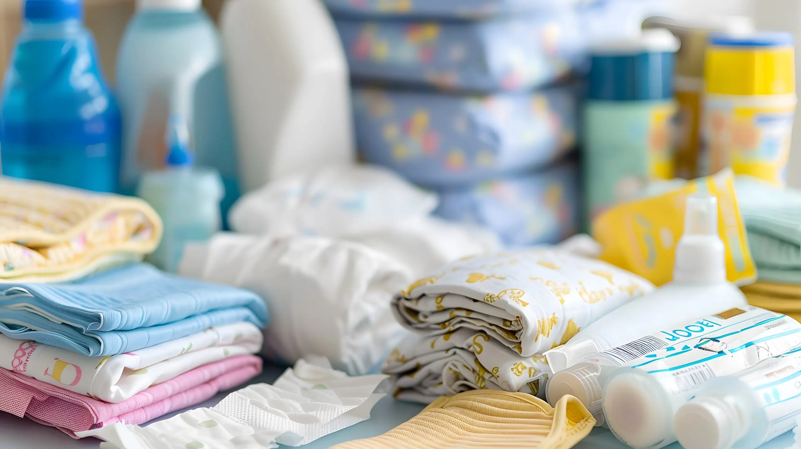 South Africa Baby Diapers Market Expands with 8 Percent Growth in Urban Demand assortment-baby-care-products-like-diapers-wipes-bottles-spread-out-changing-table-scaled