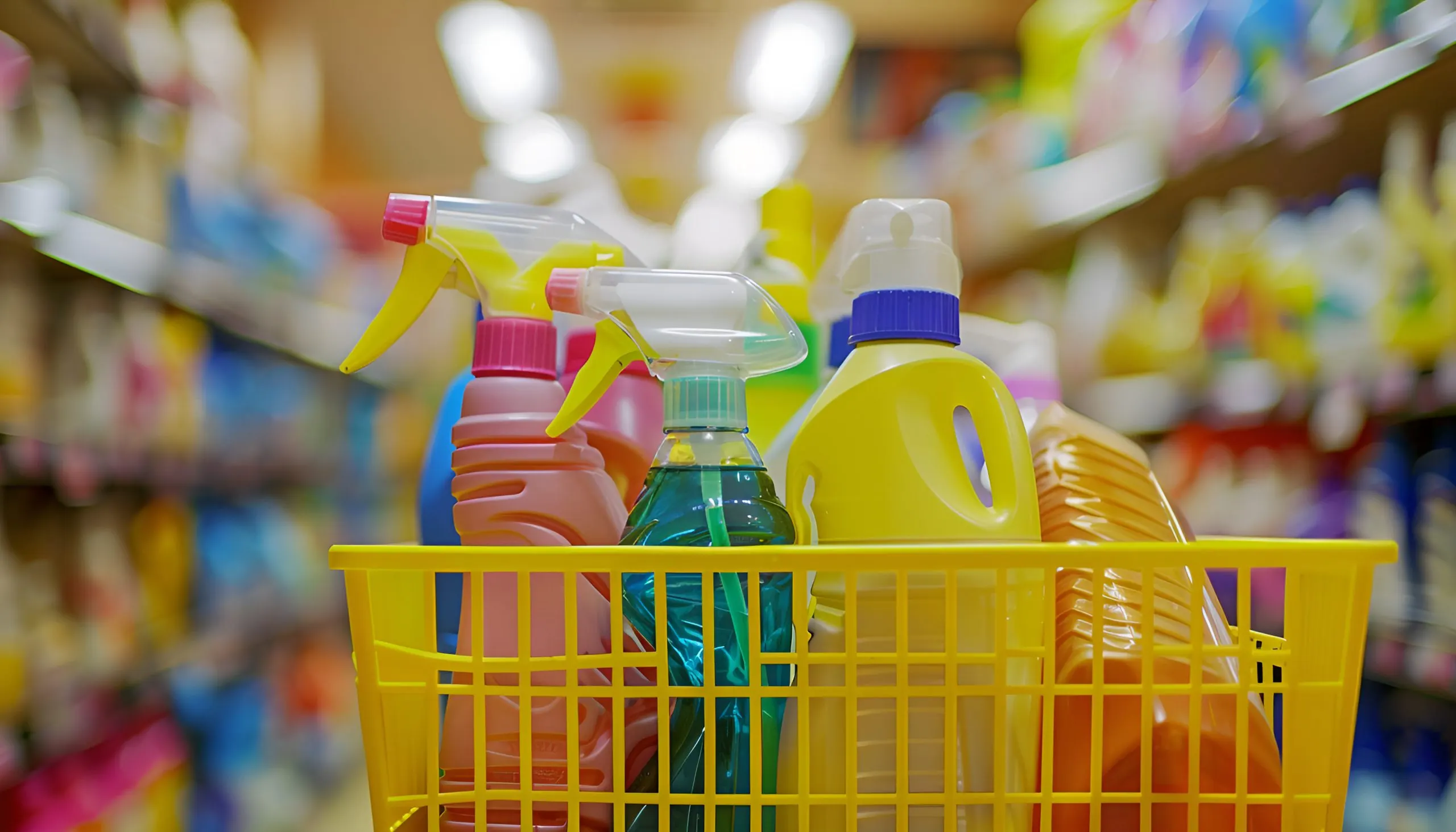 UAE Household Cleaning Products Market Outlook Driven by USD 229.68 Million Opportunity and Product Innovation cleaning-products-basket-including-spray-bottles-detergent-symbolize-cleanliness-organization-scaled