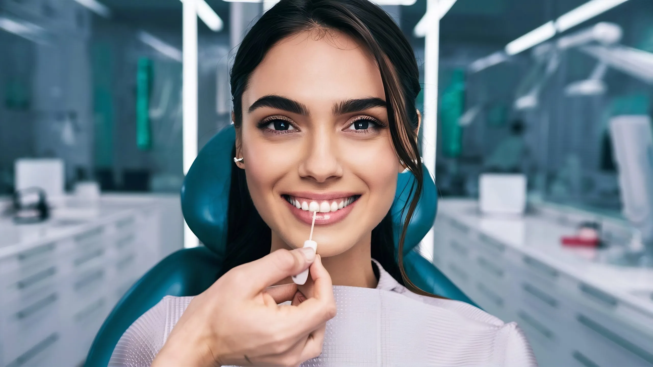 UAE Teeth Whitening Market Expands with 4 Percent CAGR Driven by Premium Dental Solutions close-up-portrait-young-women-dentist-chair-check-select-color-teeth-scaled